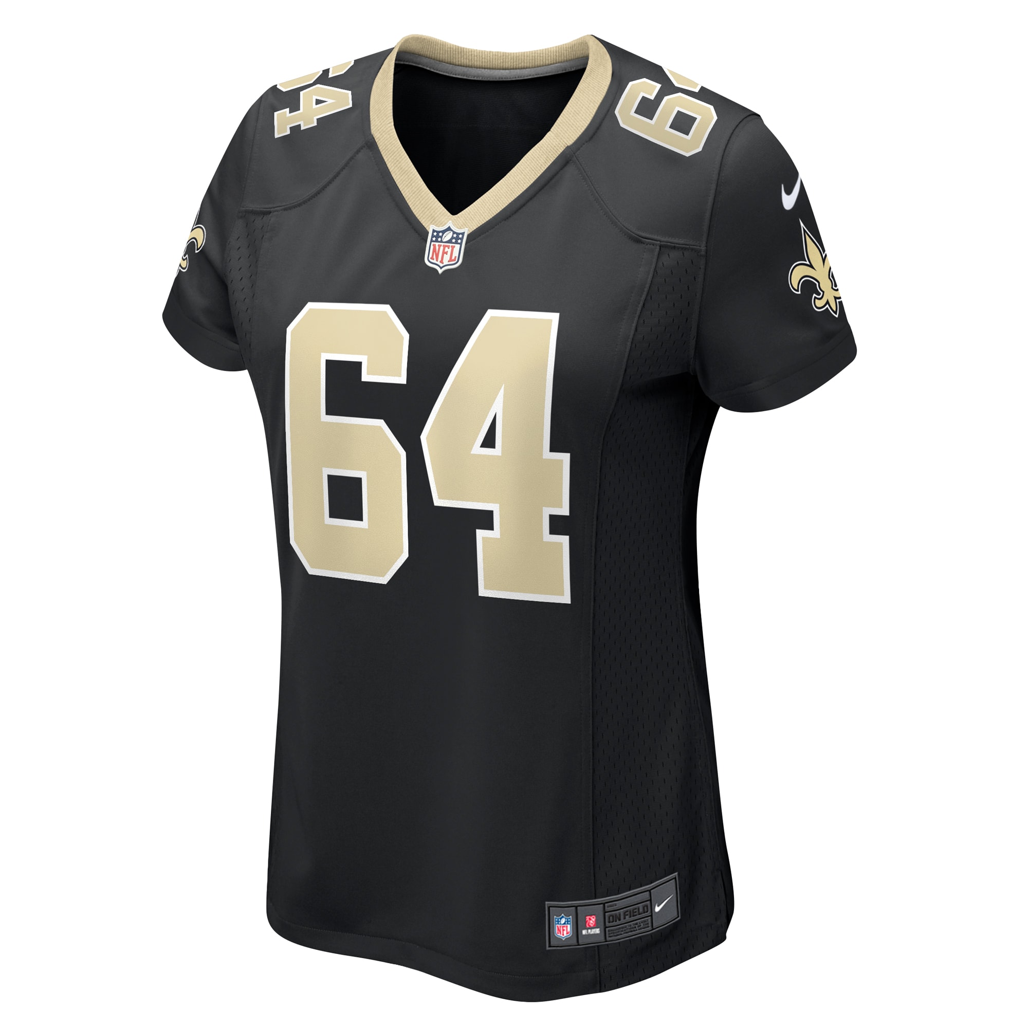Women's New Orleans Saints Nick Saldiveri Black Team Game Jersey JS6873 nicesnker - Image 2