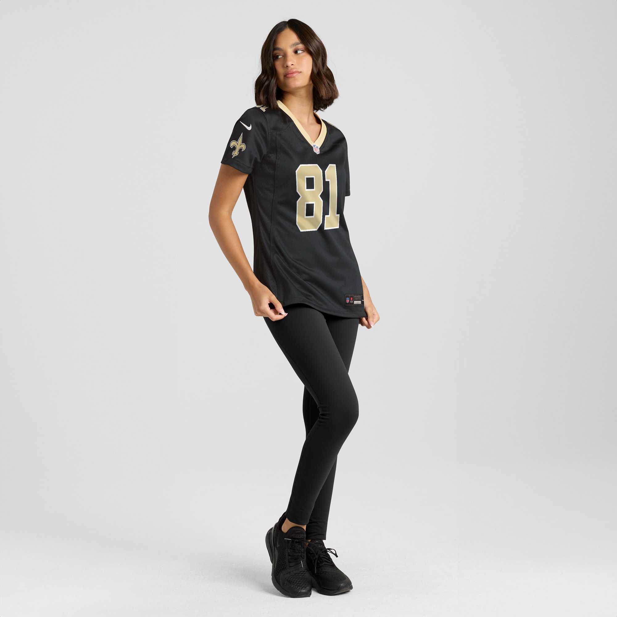Women's New Orleans Saints Nick Vannett Black Game Jersey JS2249 nicesnker - Image 4