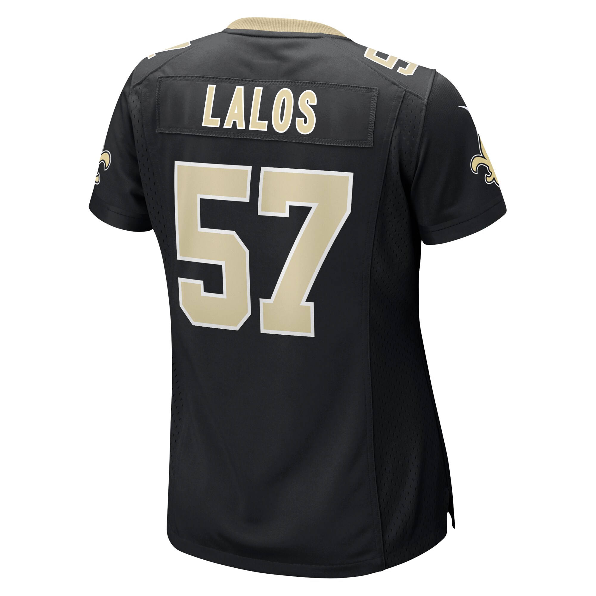 Women's New Orleans Saints Niko Lalos Black Team Game Jersey JS3647 nicesnker - Image 3