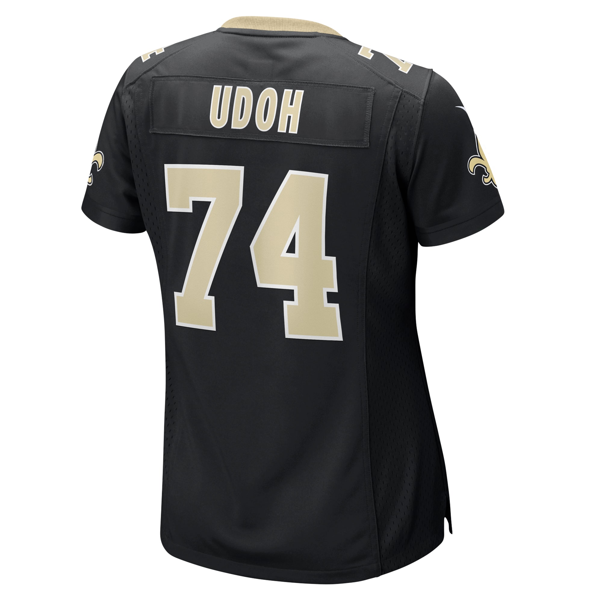 Women's New Orleans Saints Olisaemeka Udoh Black Game Jersey JS4871 nicesnker - Image 3