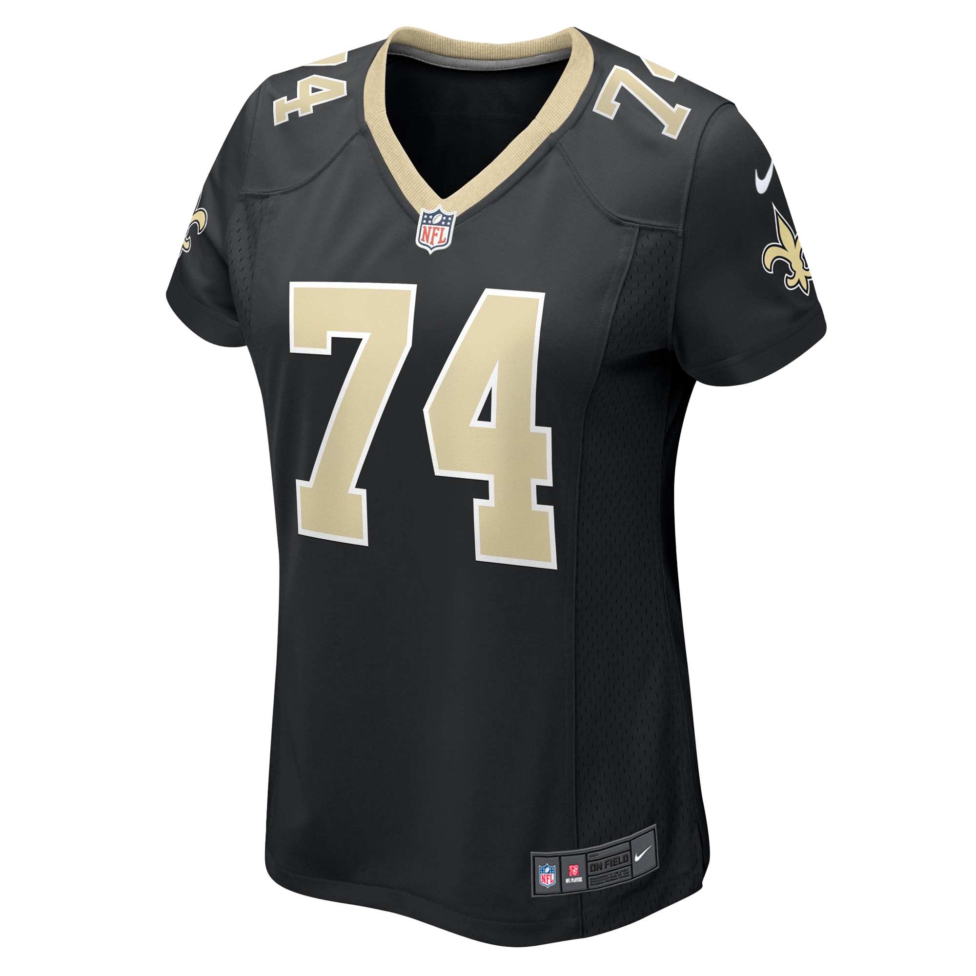 Women's New Orleans Saints Olisaemeka Udoh Black Game Jersey JS4871 nicesnker - Image 2