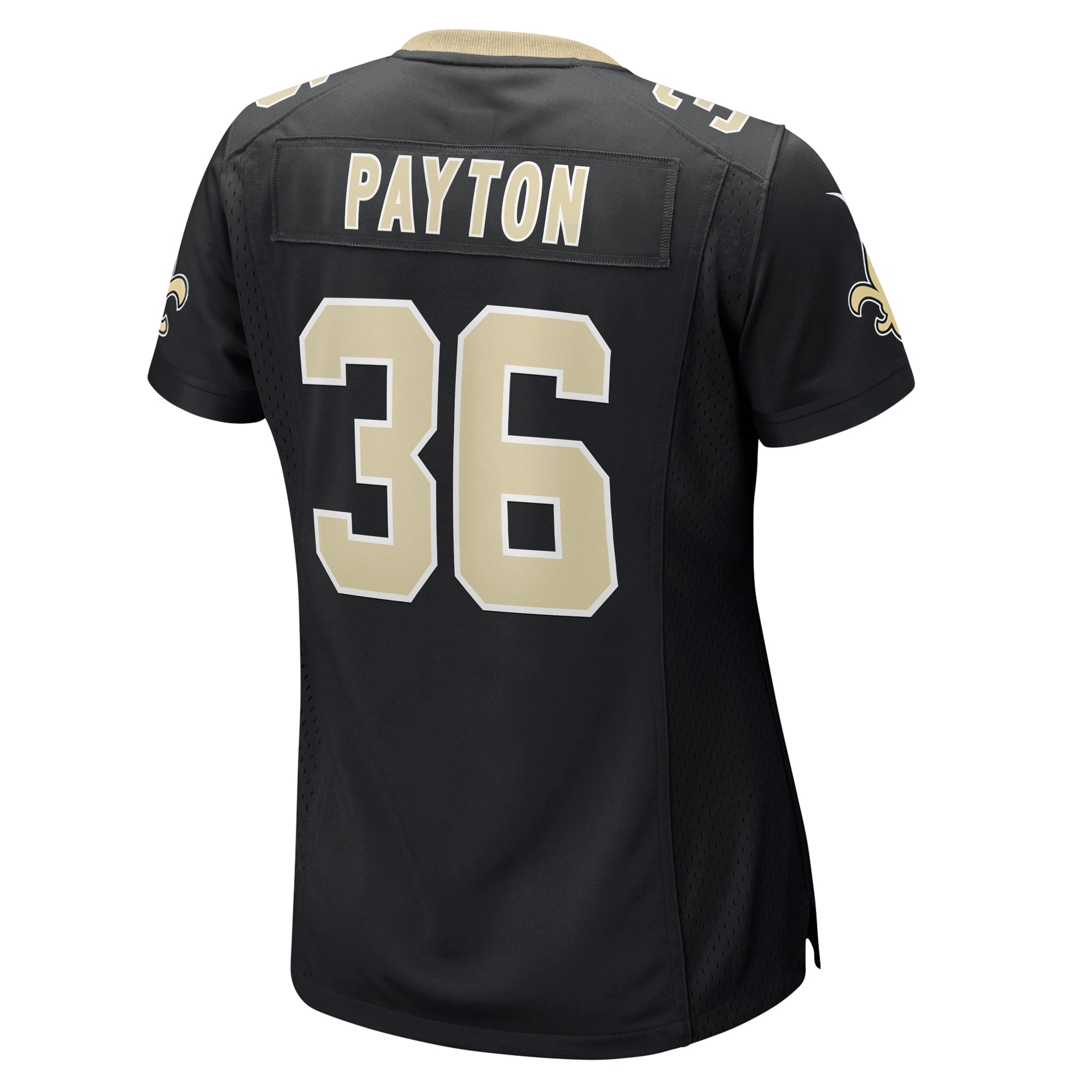 Women's New Orleans Saints Rico Payton Black Game Jersey JS9603 nicesnker - Image 3