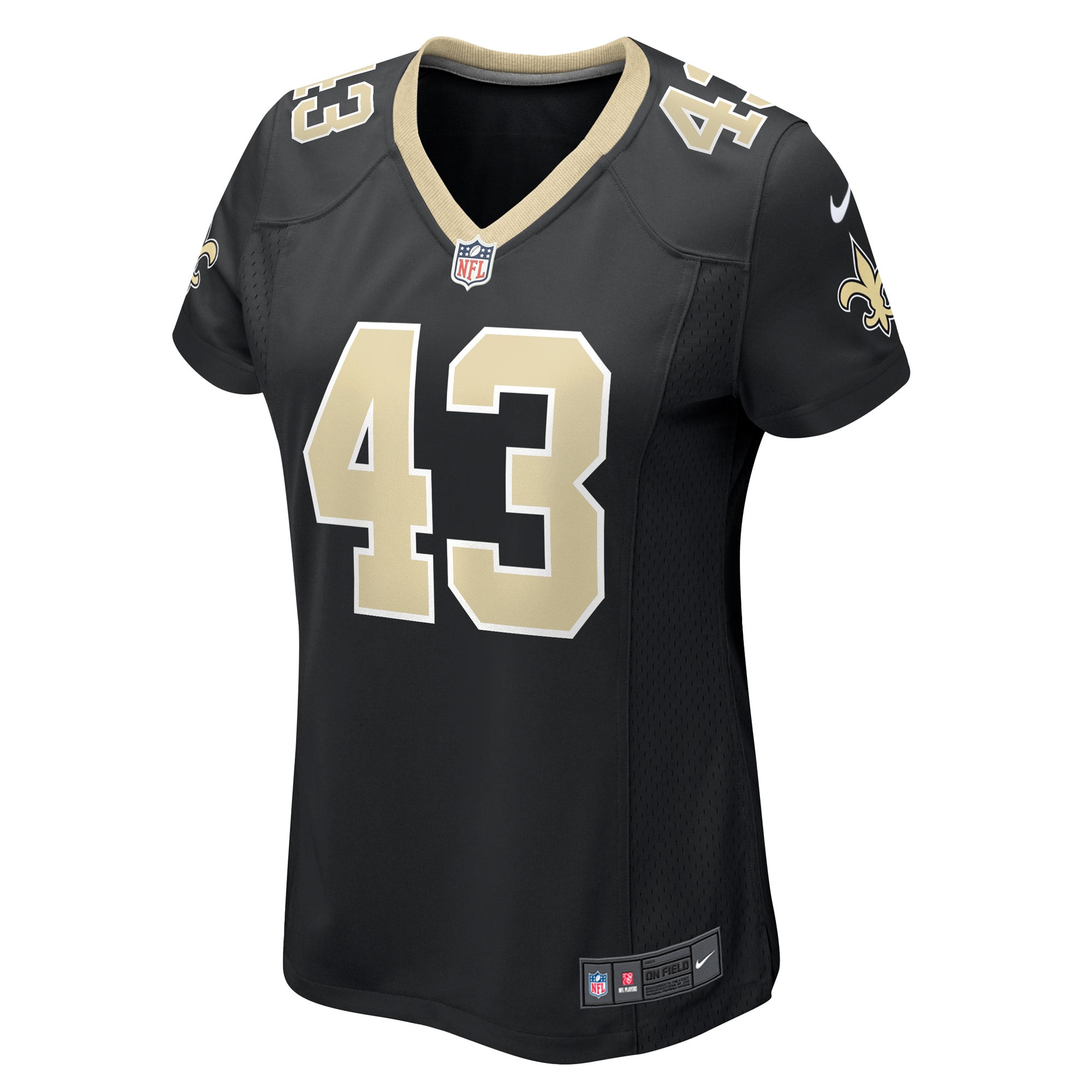 Women's New Orleans Saints Ryan Connelly Black Team Game Jersey JS8141 nicesnker - Image 2
