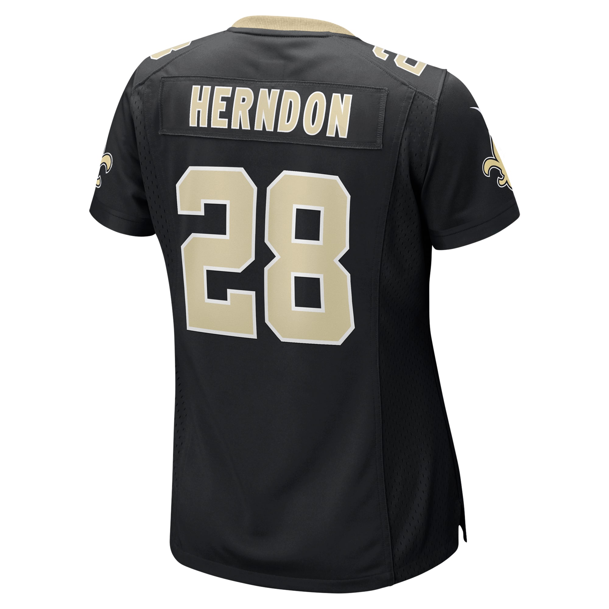 Women's New Orleans Saints Tre Herndon Black Game Jersey JS9568 nicesnker - Image 3