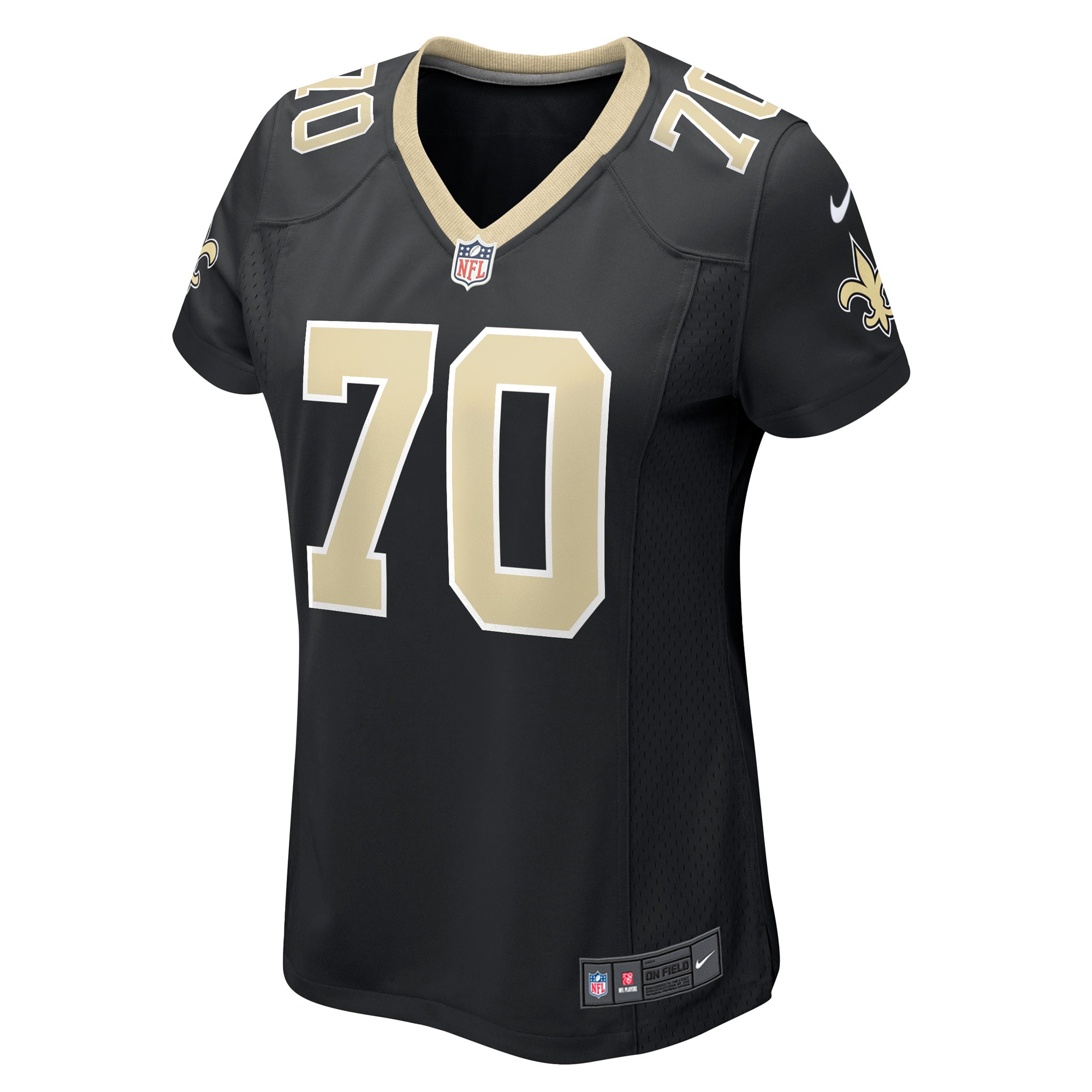Women's New Orleans Saints Trevor Penning Black Game Player Jersey JS8785 nicesnker - Image 2