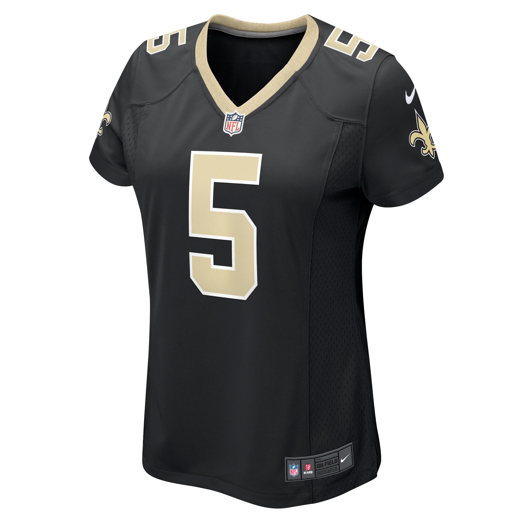 Women's New Orleans Saints Will Harris Black Game Jersey JS6855 nicesnker - Image 2