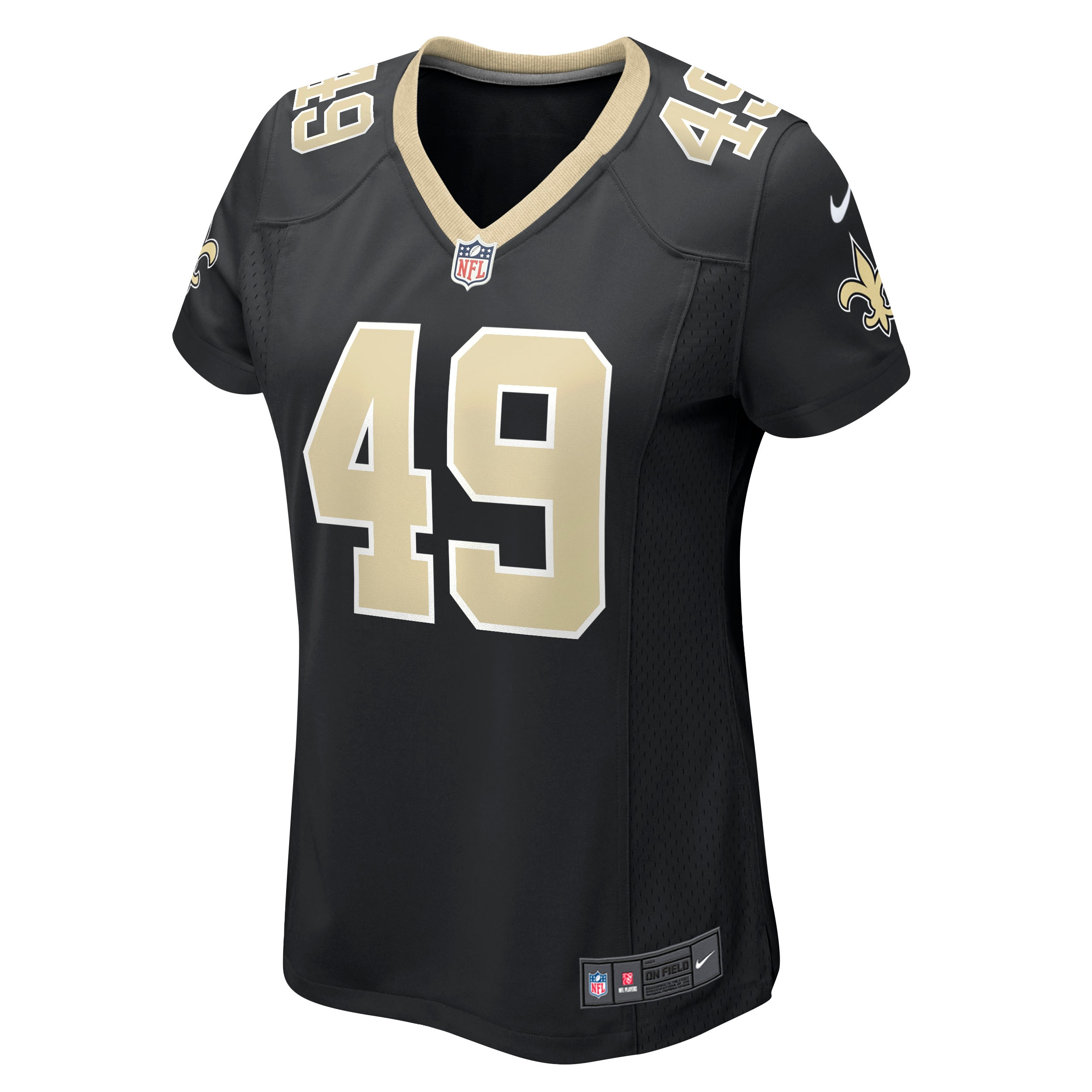 Women's New Orleans Saints Zach Wood Black Game Jersey JS6715 nicesnker - Image 2