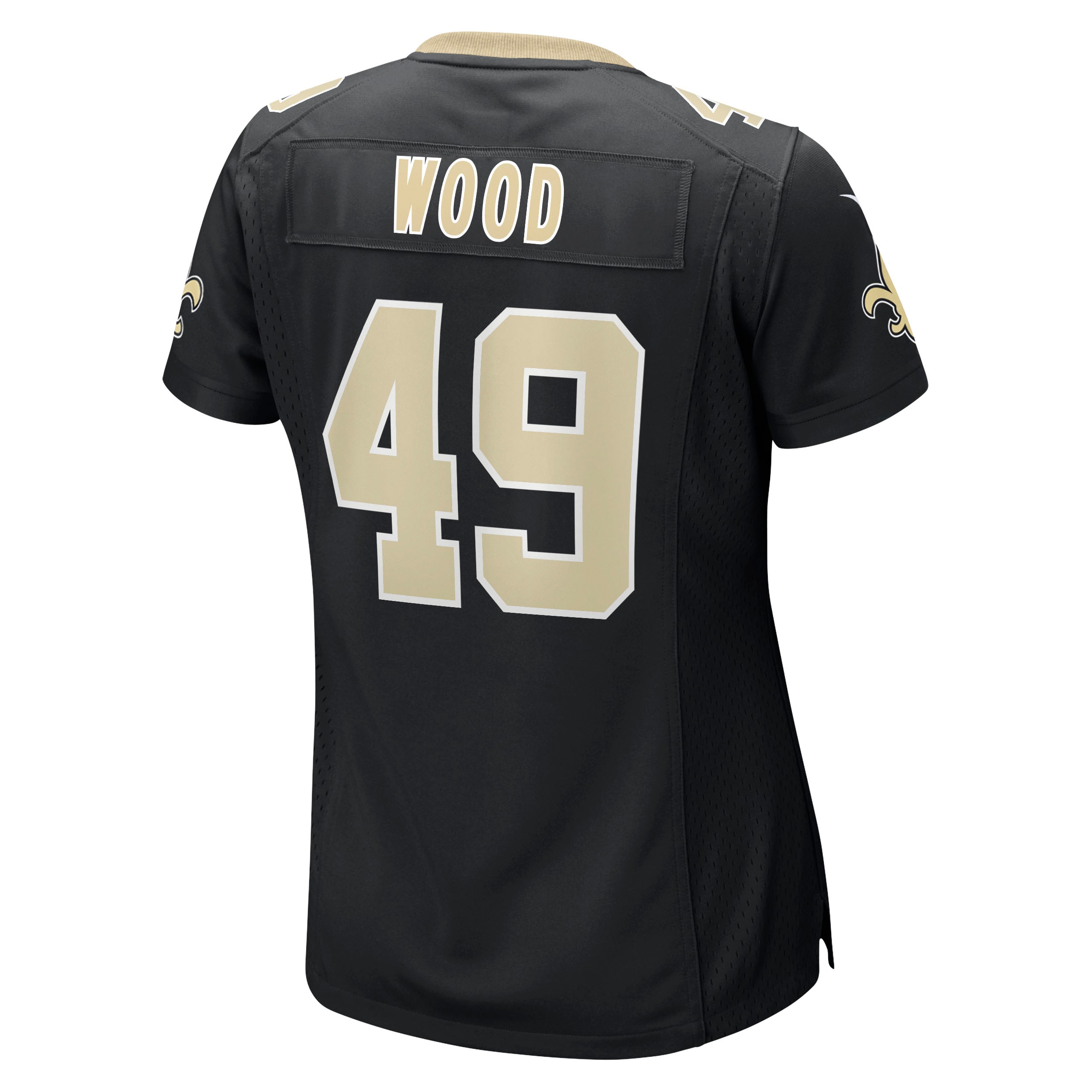 Women's New Orleans Saints Zach Wood Black Game Jersey JS6715 nicesnker - Image 3