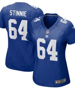 Women's New York Giants Aaron Stinnie Royal Game Jersey JS9785 nicesnker