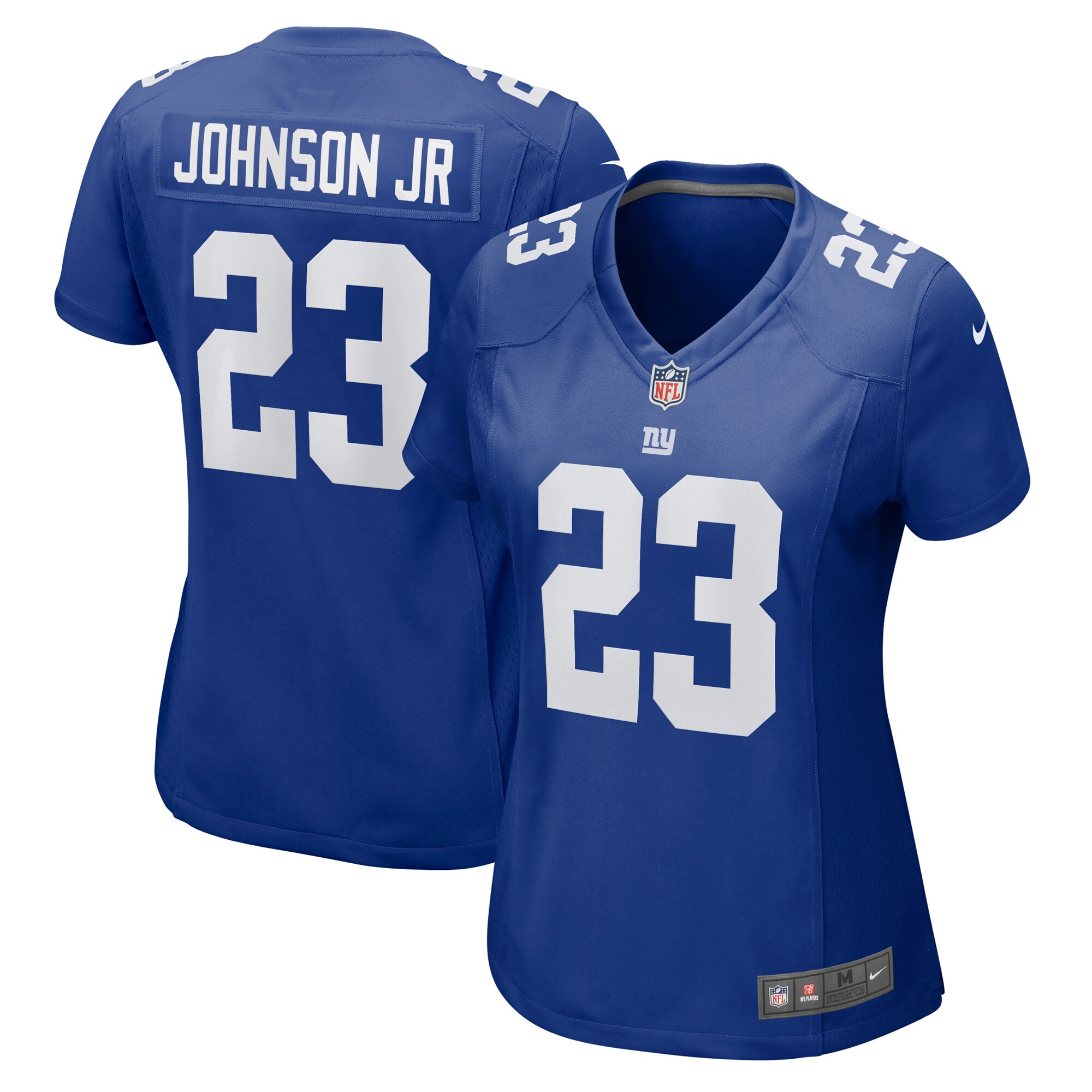 Women's New York Giants Anthony Johnson Jr. Royal Game Jersey JS9044 nicesnker