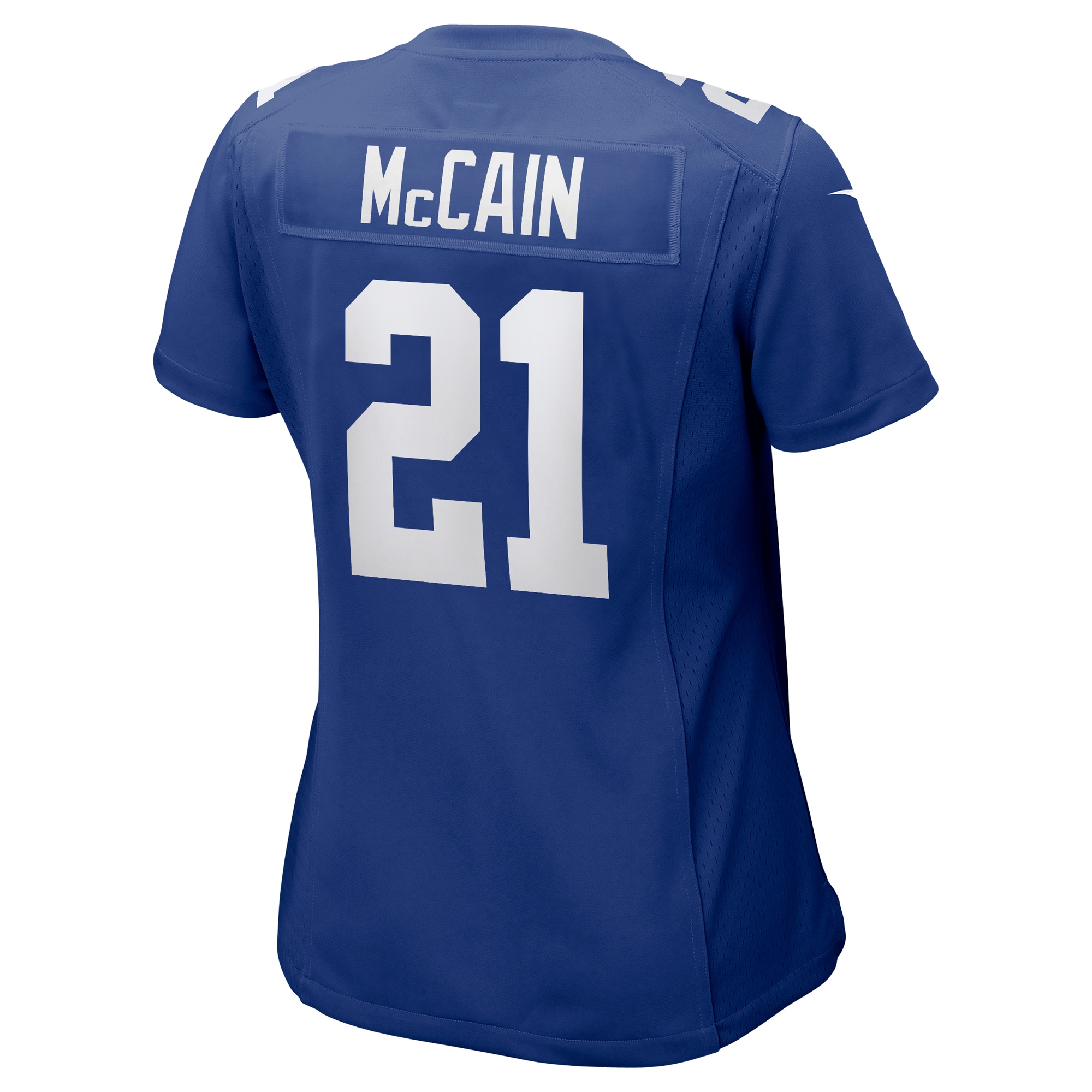 Women's New York Giants Bobby McCain Royal Women's Team Color Jersey JS4206 nicesnker - Image 3