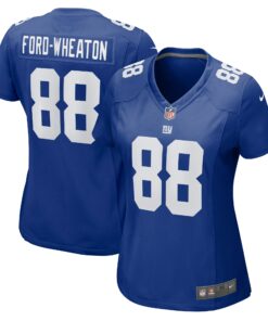 Women's New York Giants Bryce Ford-Wheaton Royal Game Jersey JS3832 nicesnker