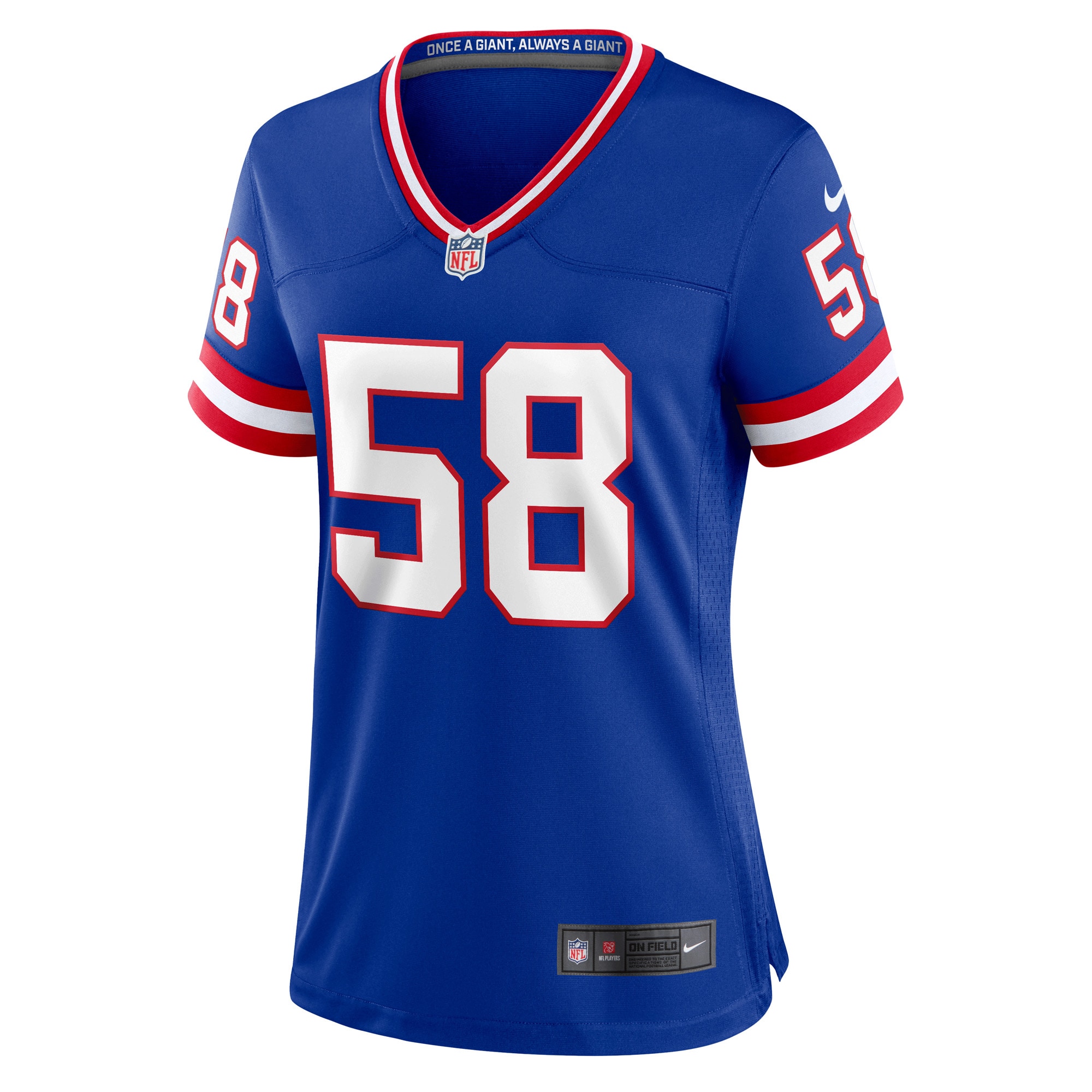 Women's New York Giants Carl Banks Royal Classic Retired Player Game Jersey JS9885 nicesnker - Image 2