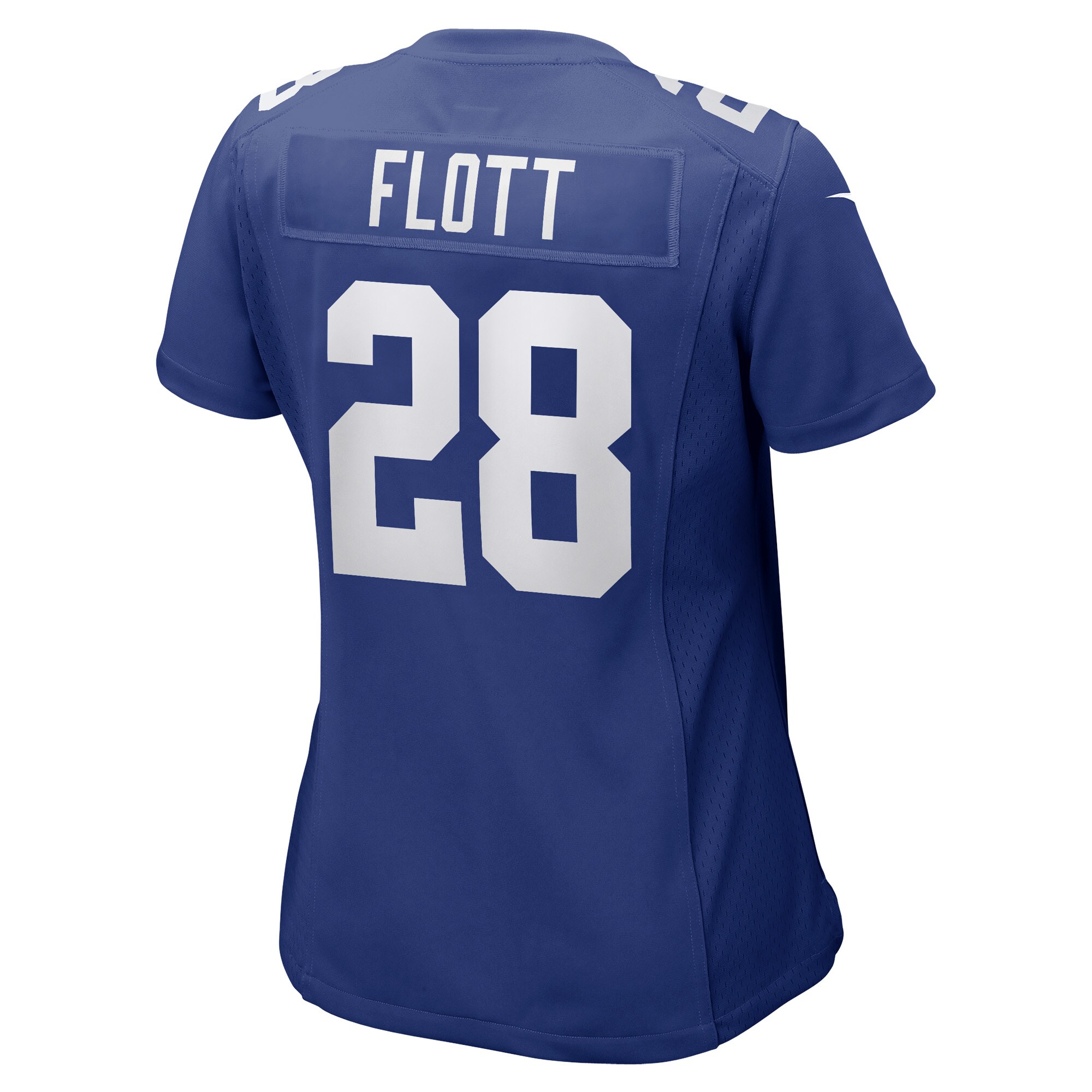 Women's New York Giants Cor'Dale Flott Royal Game Player Jersey JS9399 nicesnker - Image 3