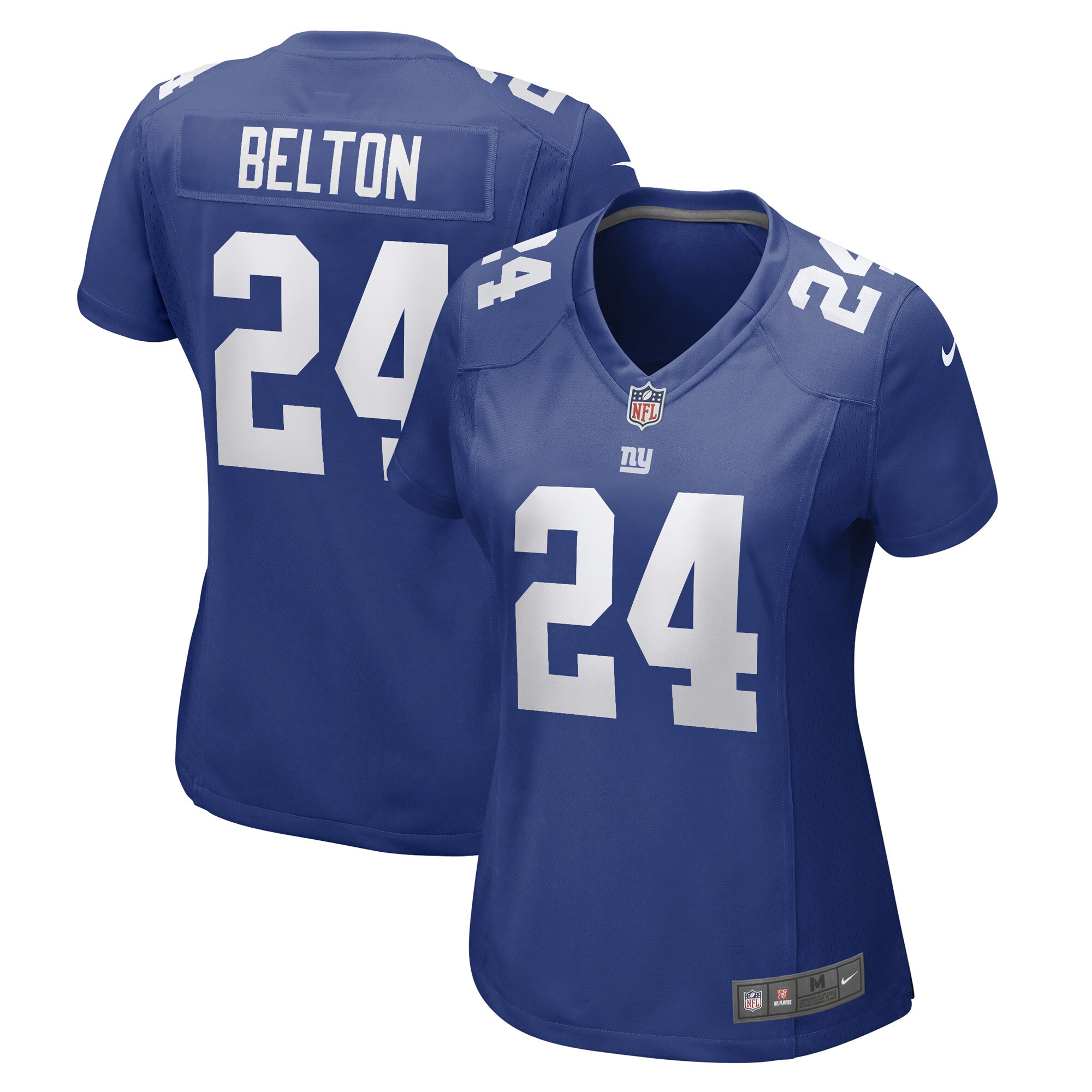 Women's New York Giants Dane Belton Royal Game Player Jersey JS1921 nicesnker