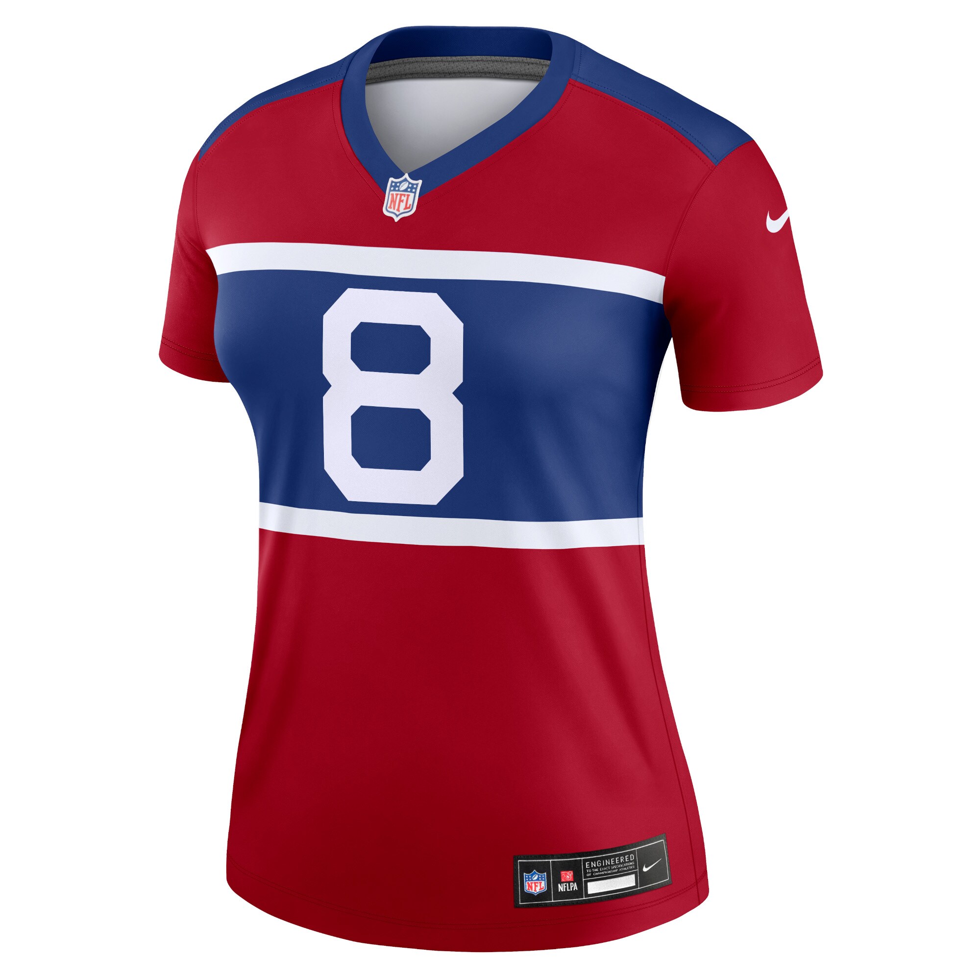 Women's New York Giants Daniel Jones Red Alternate Legend Player Performance Top JS8032 nicesnker - Image 2