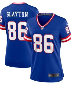Women's New York Giants Darius Slayton Royal Classic Player Game Jersey JS9998 nicesnker