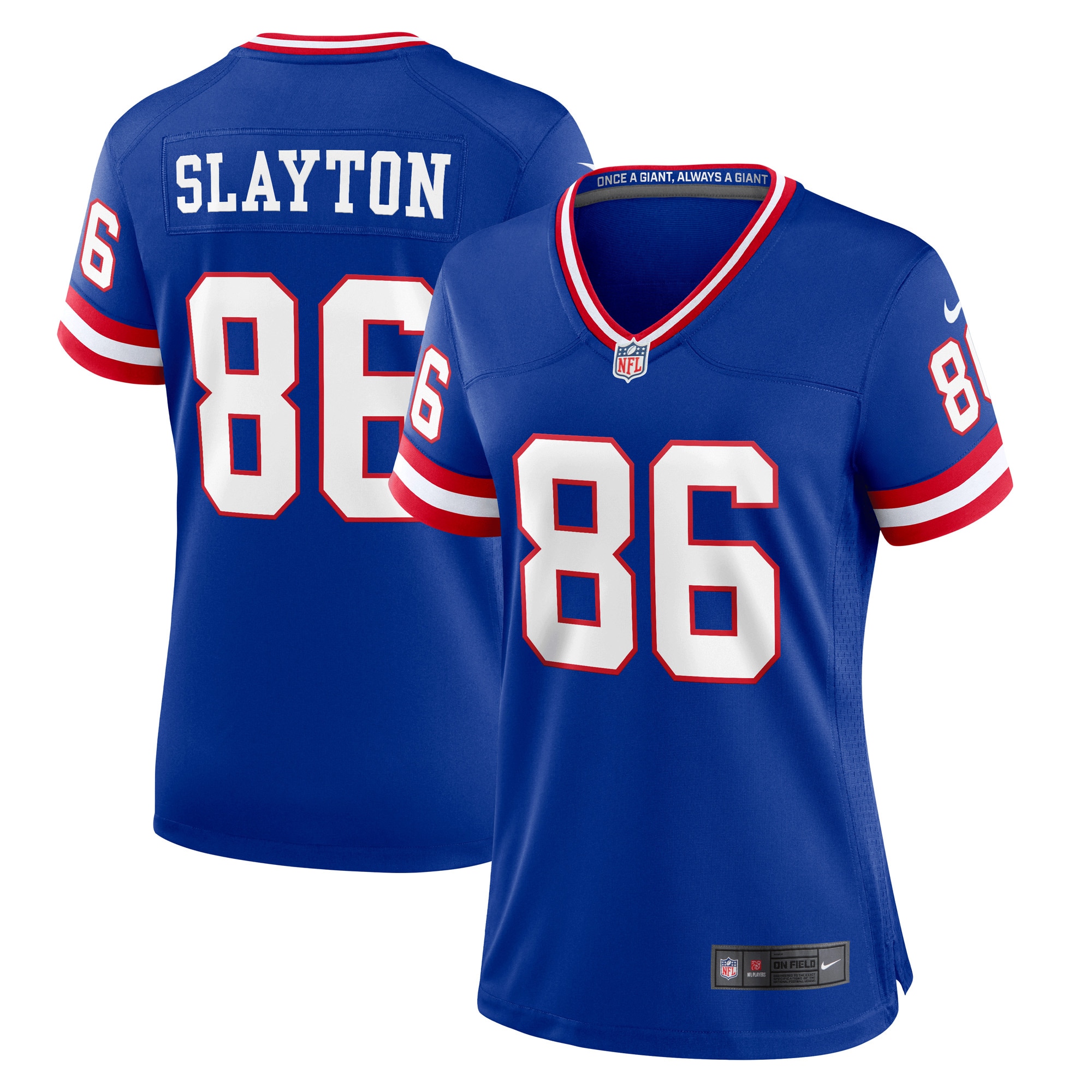 Women's New York Giants Darius Slayton Royal Classic Player Game Jersey JS9998 nicesnker