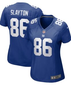 Women's New York Giants Darius Slayton Royal Game Jersey JS9902 nicesnker