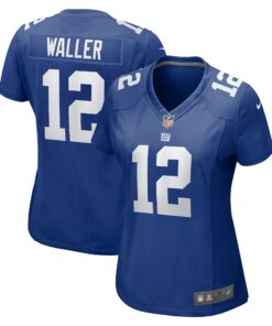 Women's New York Giants Darren Waller Royal Player Jersey JS7915 nicesnker