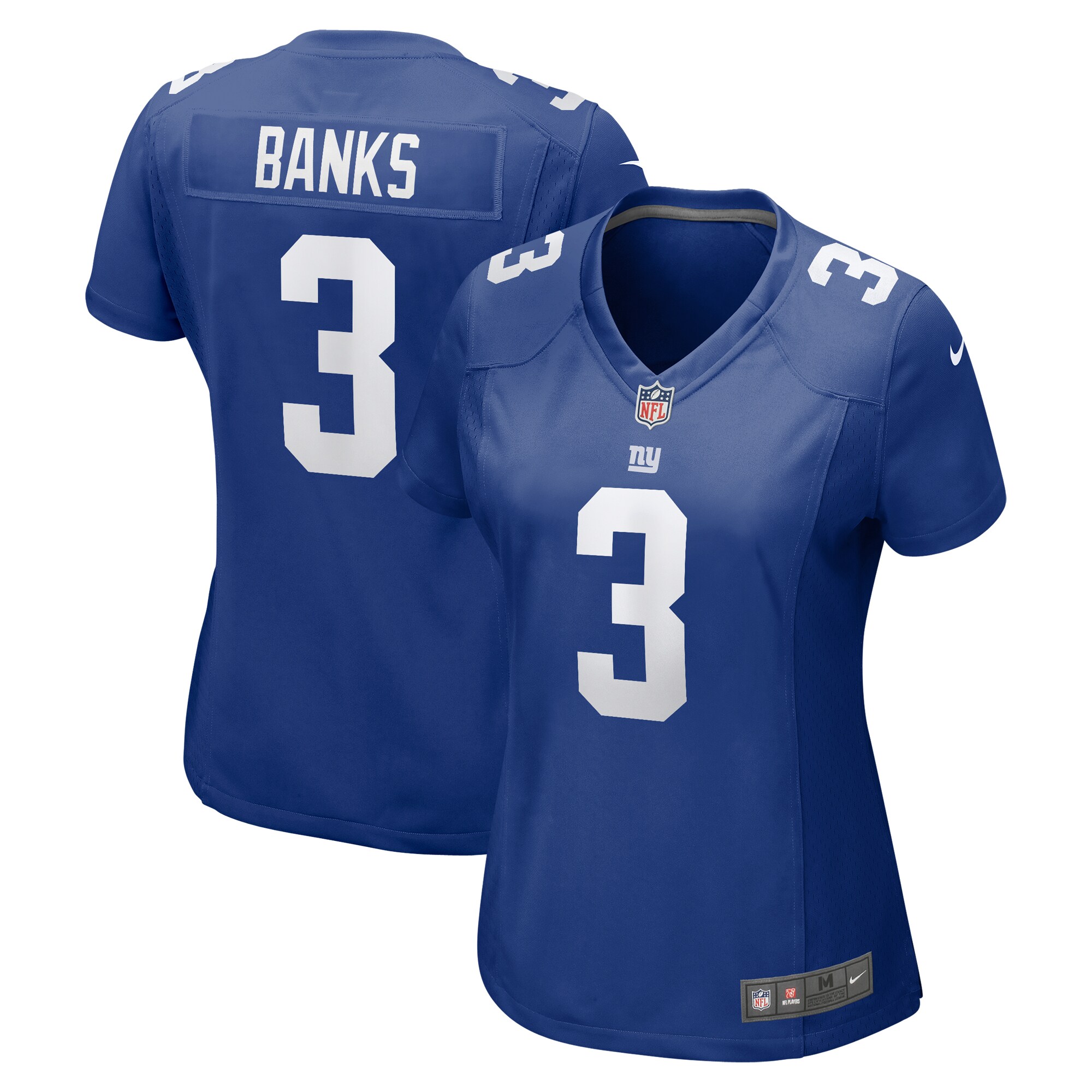 Women's New York Giants Deonte Banks Royal Game Jersey JS3468 nicesnker