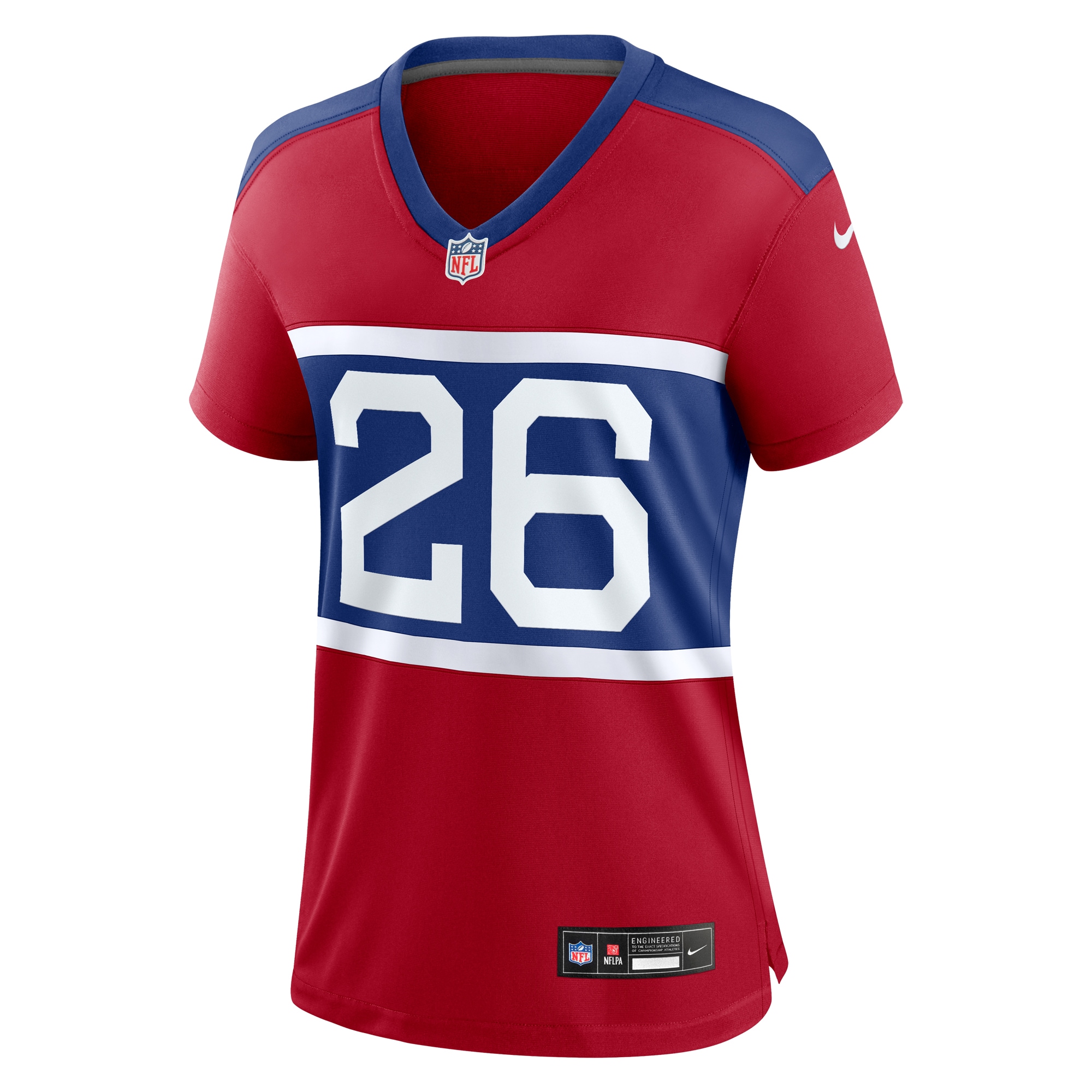 Women's New York Giants Devin Singletary Century Red Alternate Player Game Jersey JS3661 nicesnker - Image 2
