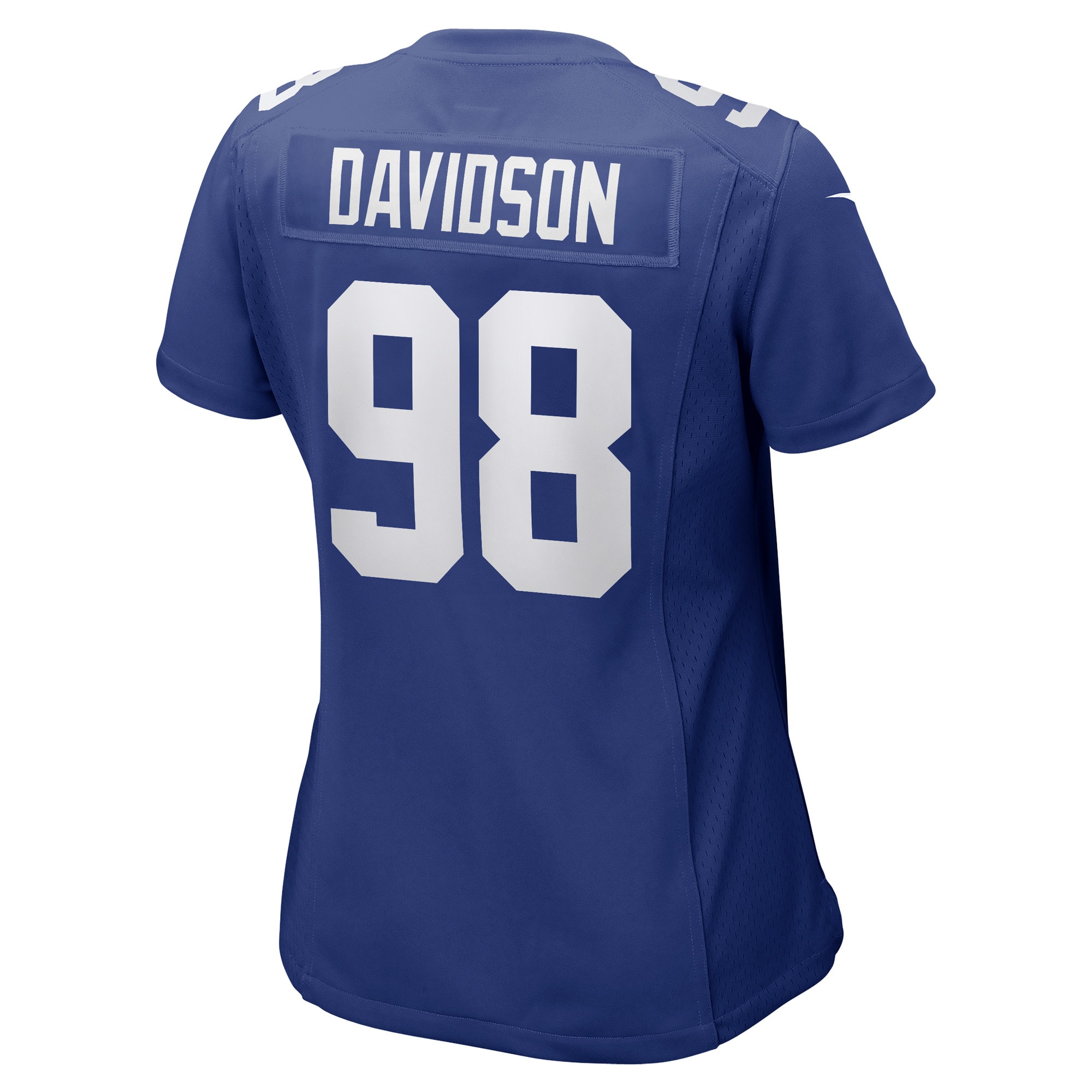 Women's New York Giants D.J. Davidson Royal Game Player Jersey JS4576 nicesnker - Image 3