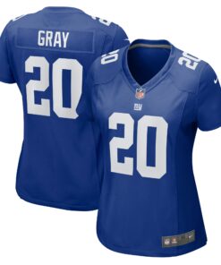Women's New York Giants Eric Gray Royal Game Jersey JS6979 nicesnker