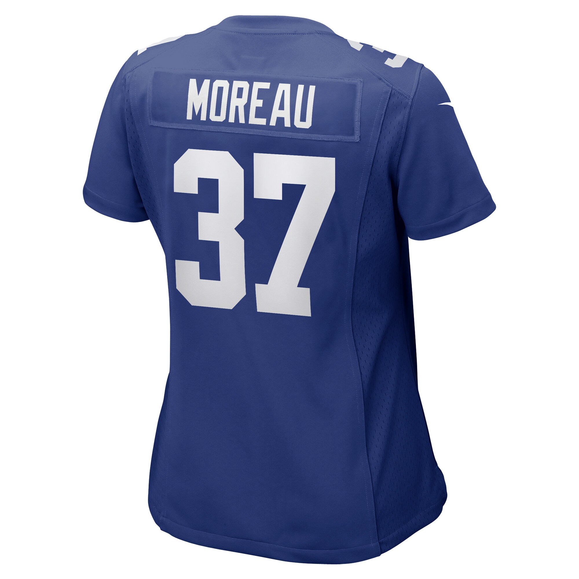 Women's New York Giants Fabian Moreau Royal Game Player Jersey JS5760 nicesnker - Image 3