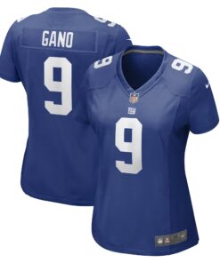 Women's New York Giants Graham Gano Royal Team Game Player Jersey JS8413 nicesnker