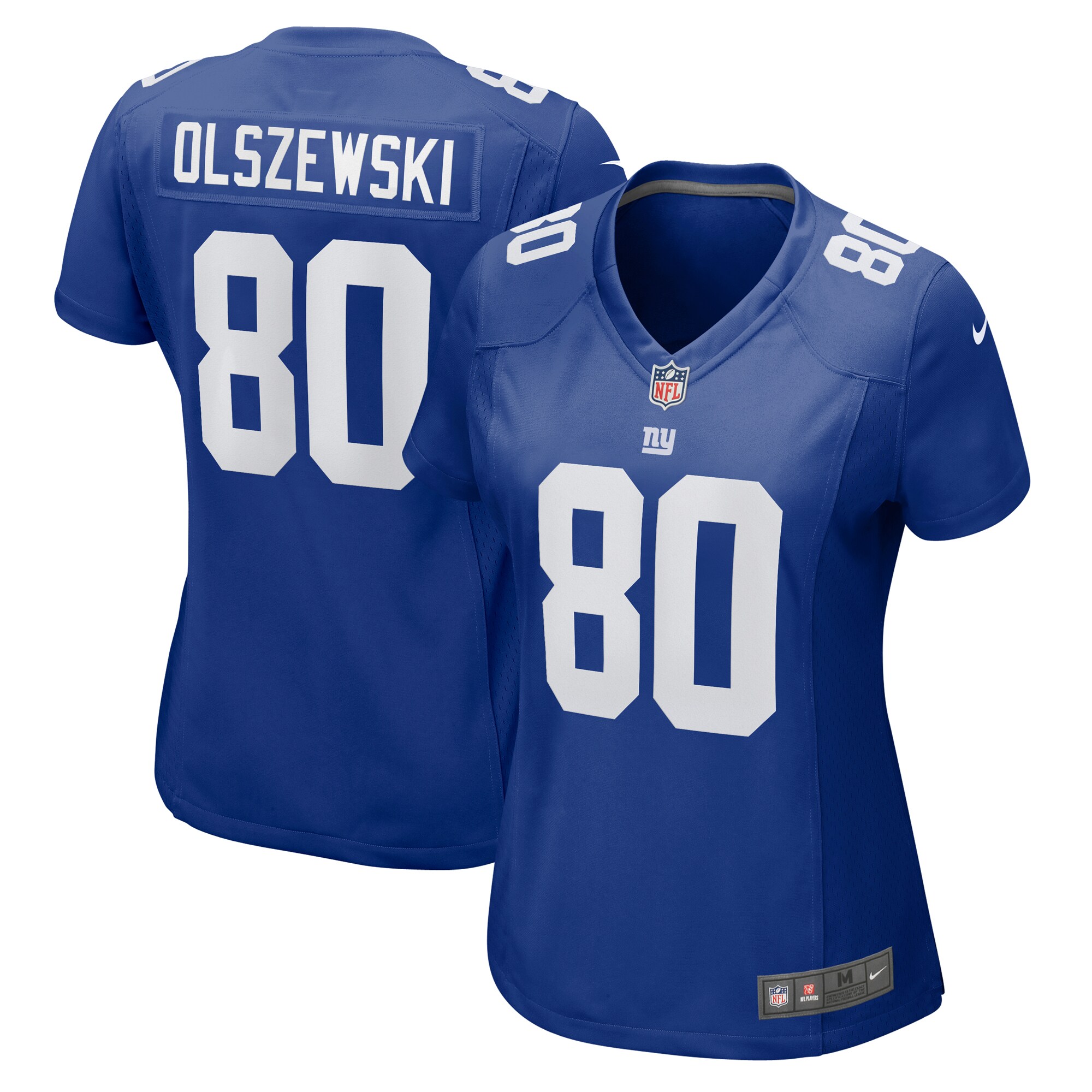 Women's New York Giants Gunner Olszewski Royal Game Jersey JS6990 nicesnker