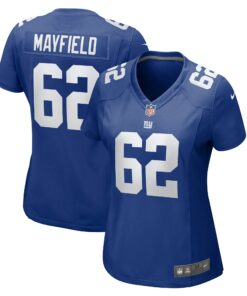 Women's New York Giants Jalen Mayfield Royal Game Jersey JS2109 nicesnker