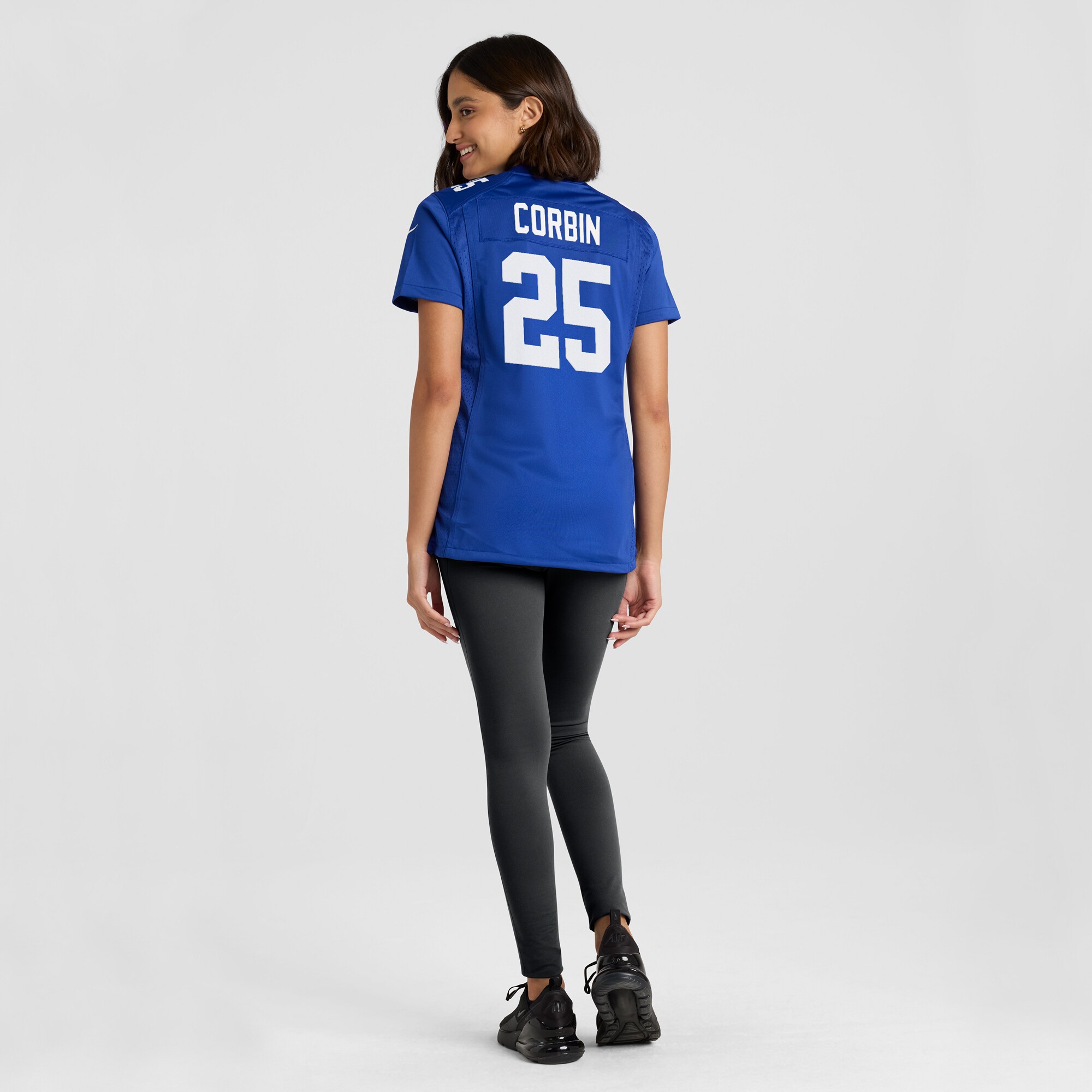 Women's New York Giants Jashaun Corbin Royal Game Player Jersey JS8130 nicesnker - Image 5