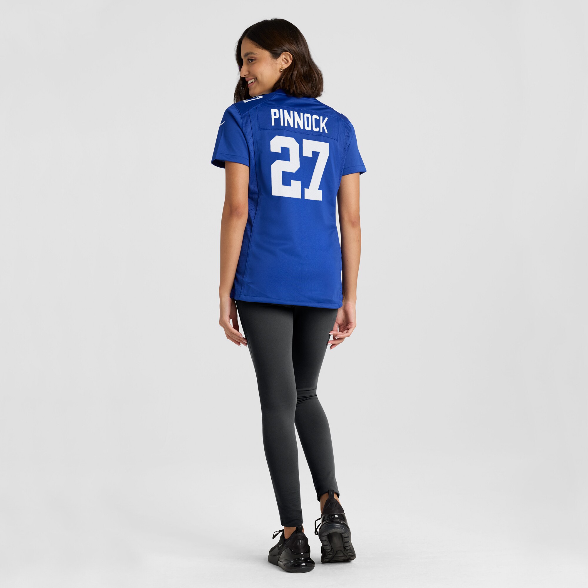 Women's New York Giants Jason Pinnock Royal Game Player Jersey JS4588 nicesnker - Image 5