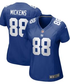 Women's New York Giants Jaydon Mickens Royal Team Game Jersey JS3353 nicesnker