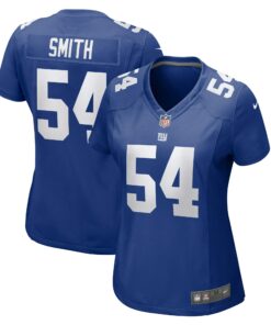 Women's New York Giants Jaylon Smith Royal Home Game Player Jersey JS3225 nicesnker