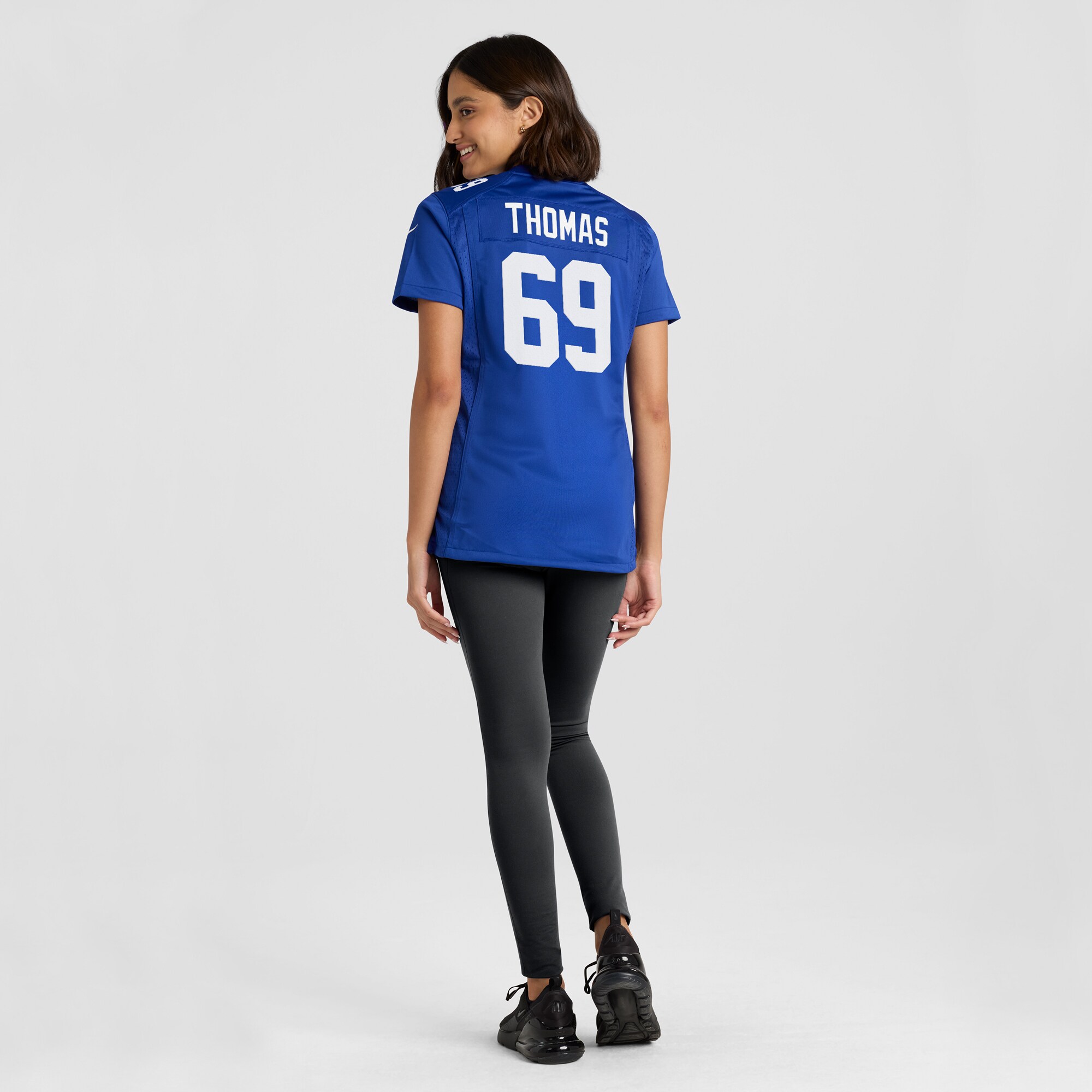 Women's New York Giants Jaylon Thomas Royal Team Game Jersey JS8210 nicesnker - Image 5