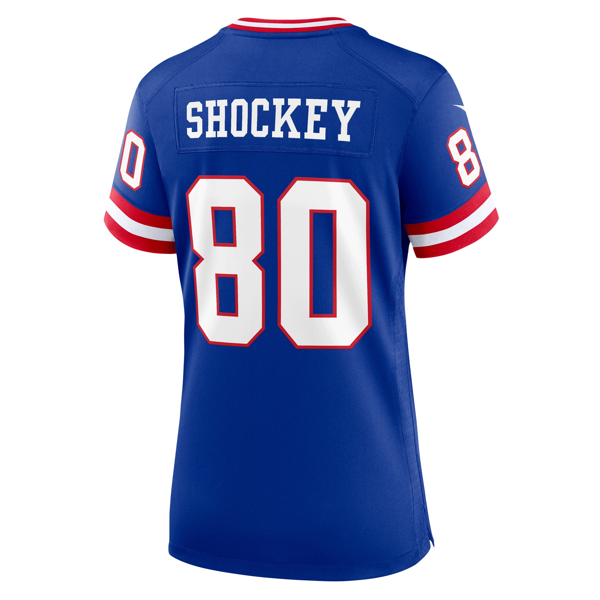 Women's New York Giants Jeremy Shockey Royal Classic Retired Player Game Jersey JS3240 nicesnker - Image 3