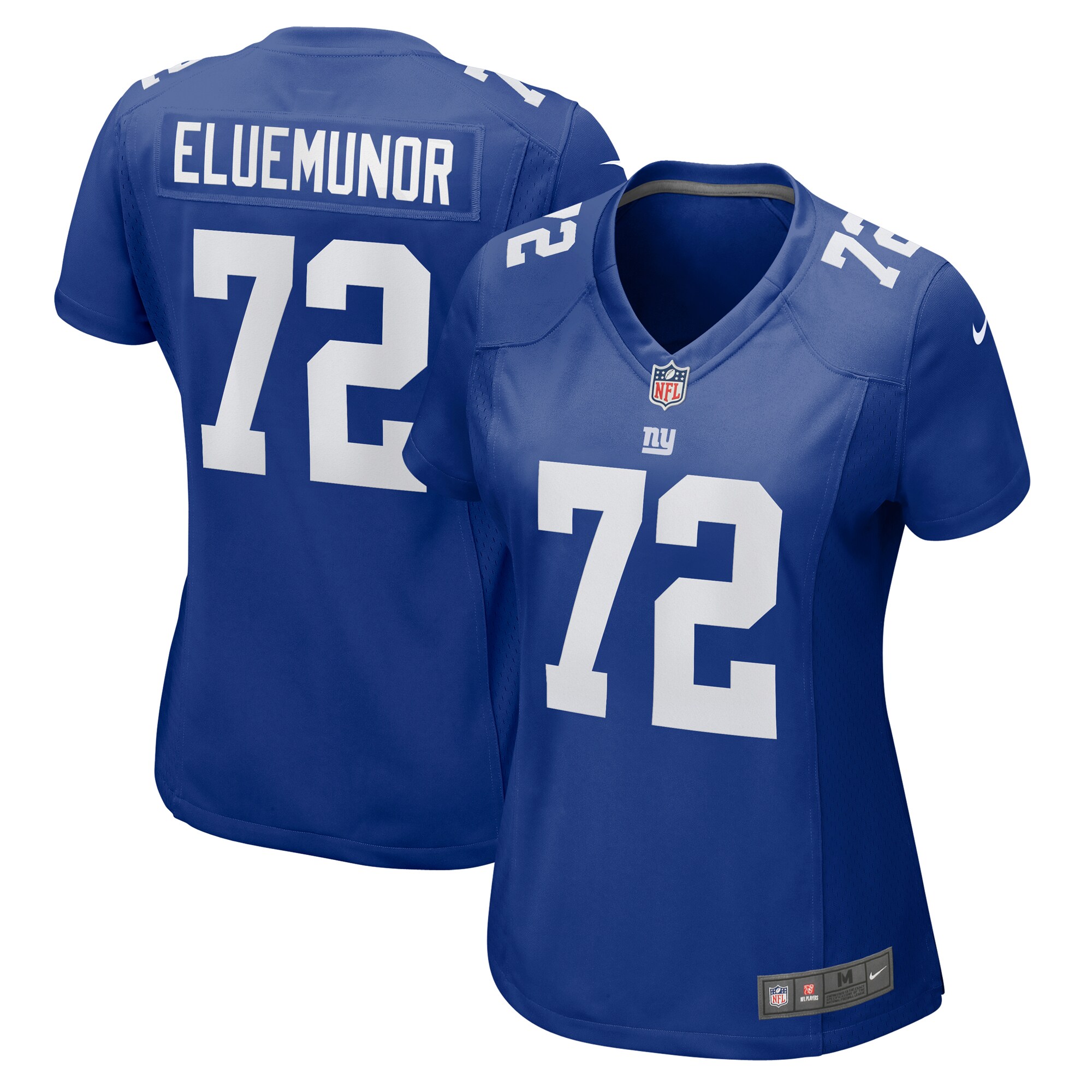 Women's New York Giants Jermaine Eluemunor Royal Game Jersey JS9832 nicesnker