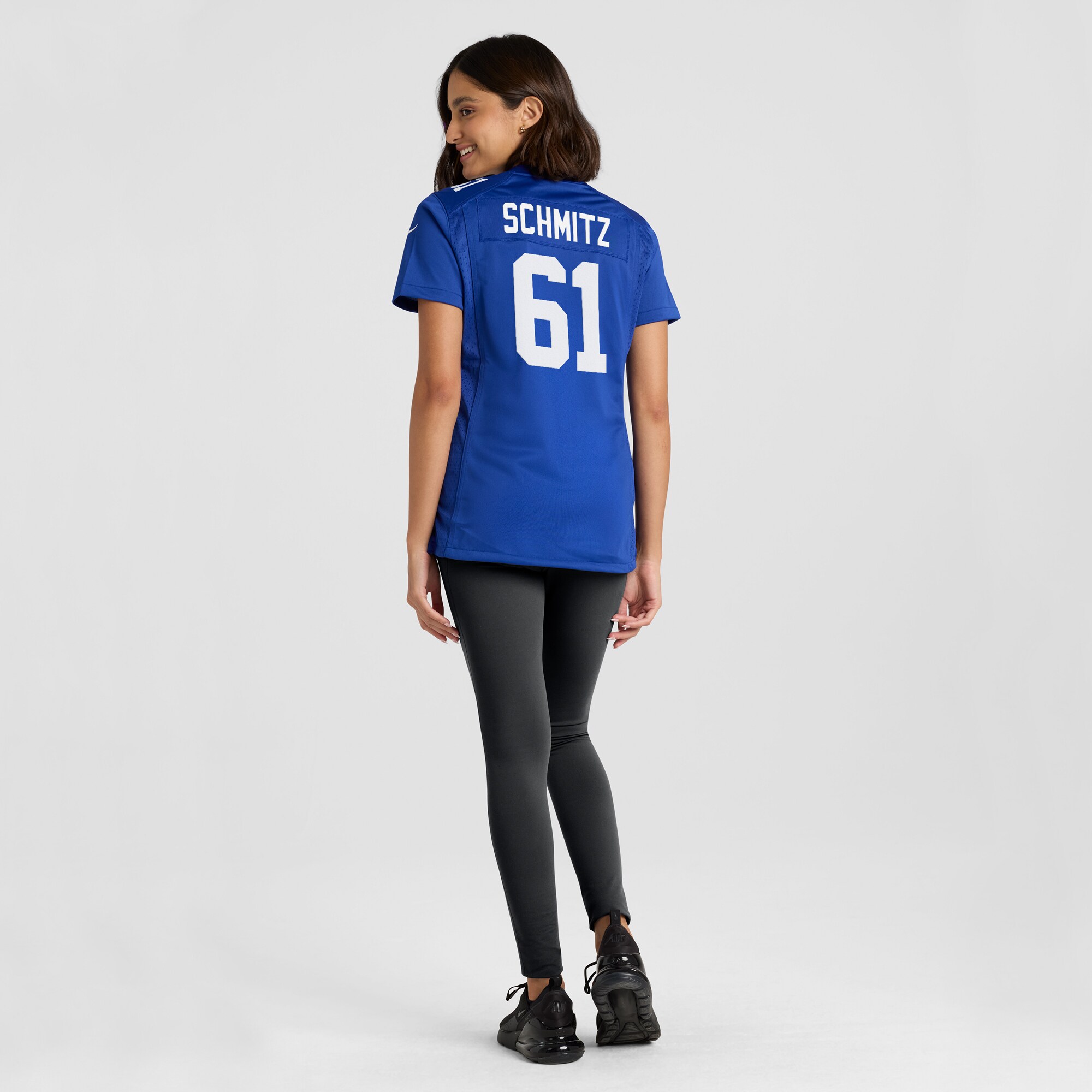 Women's New York Giants John Michael Schmitz Royal Team Game Jersey JS3292 nicesnker - Image 5