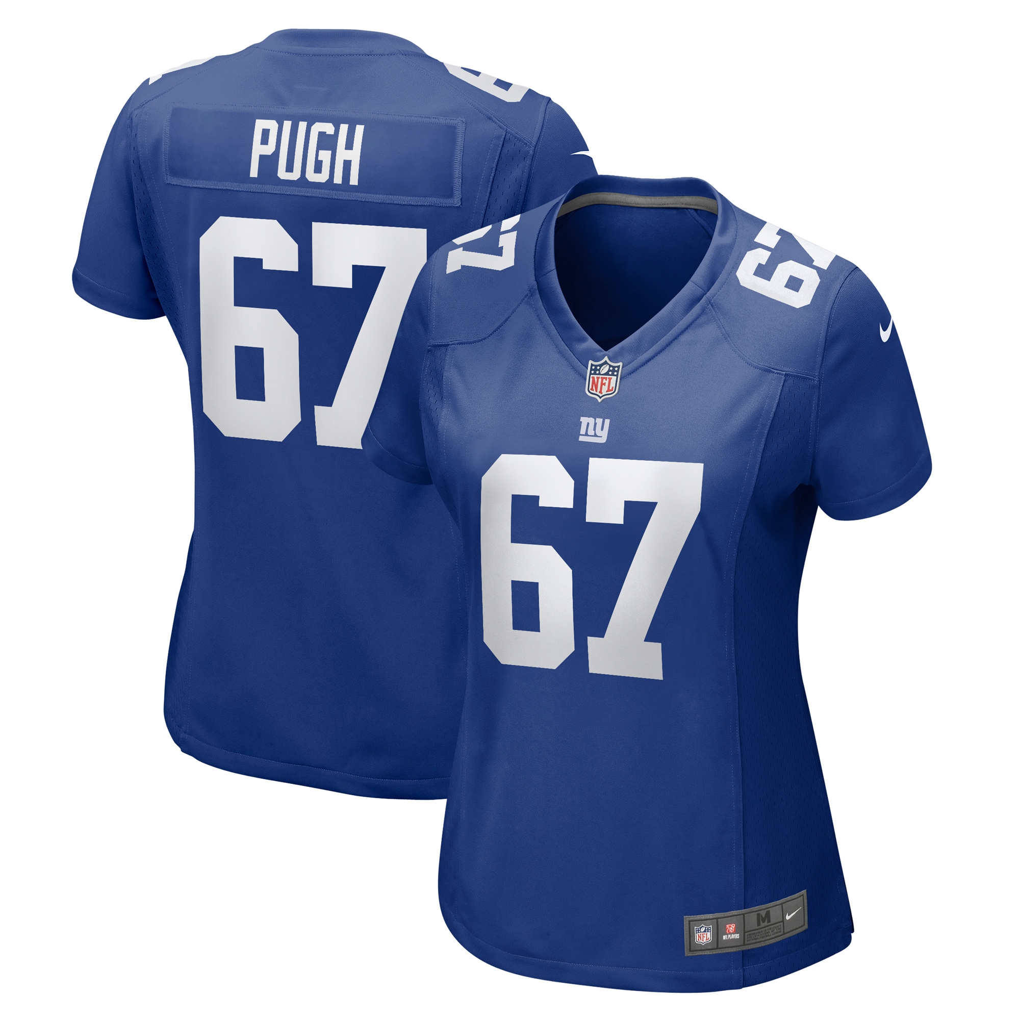 Women's New York Giants Justin Pugh Royal Game Jersey JS8701 nicesnker