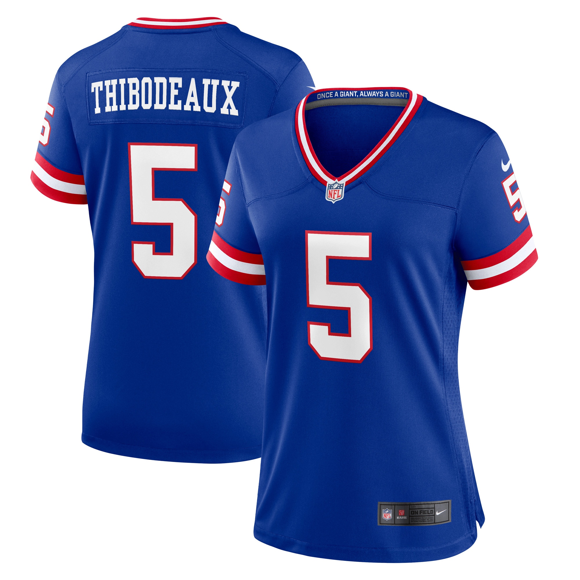 Women's New York Giants Kayvon Thibodeaux Royal Player Jersey JS5771 nicesnker