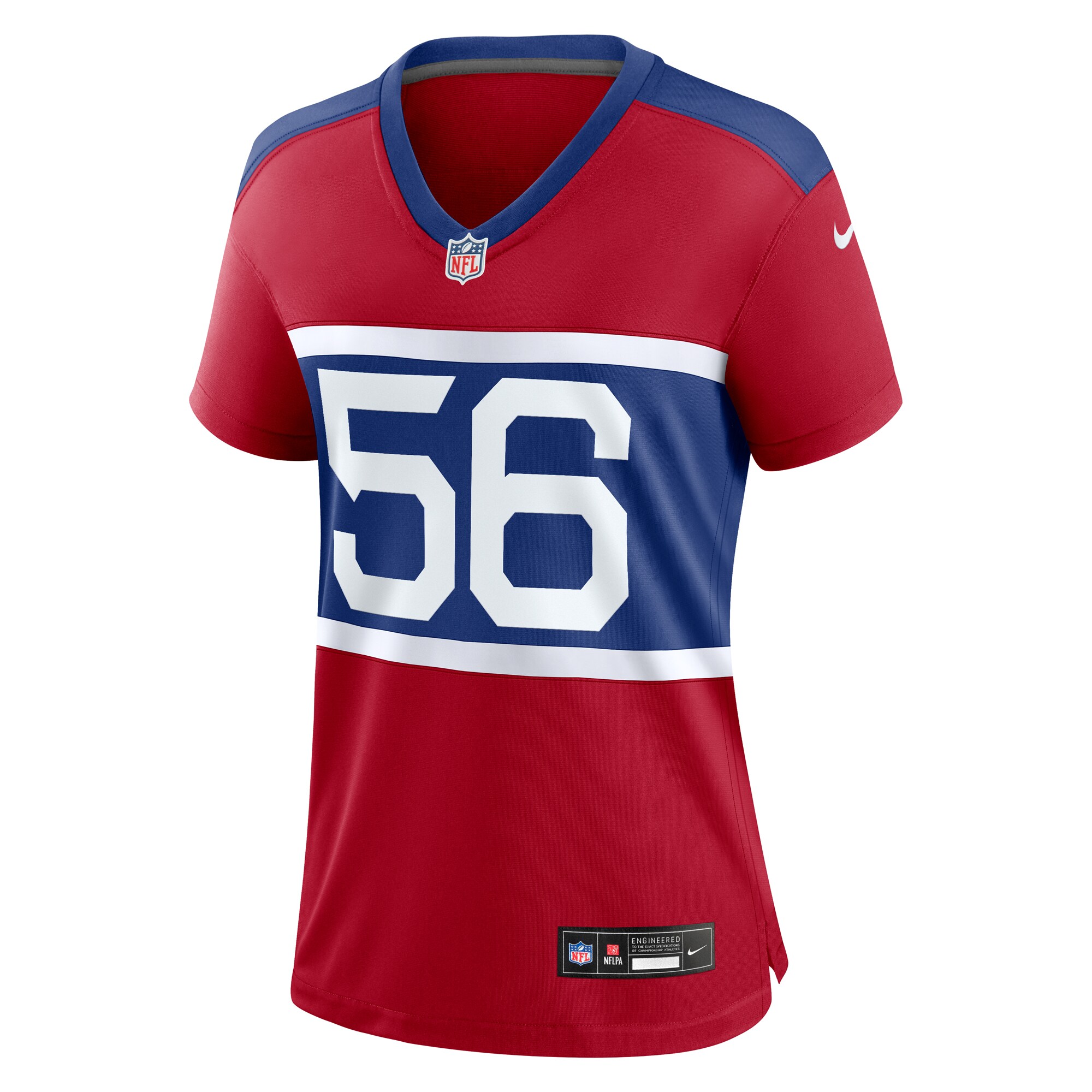 Women's New York Giants Lawrence Taylor Century Red Alternate Retired Player Game Jersey JS5022 nicesnker - Image 2