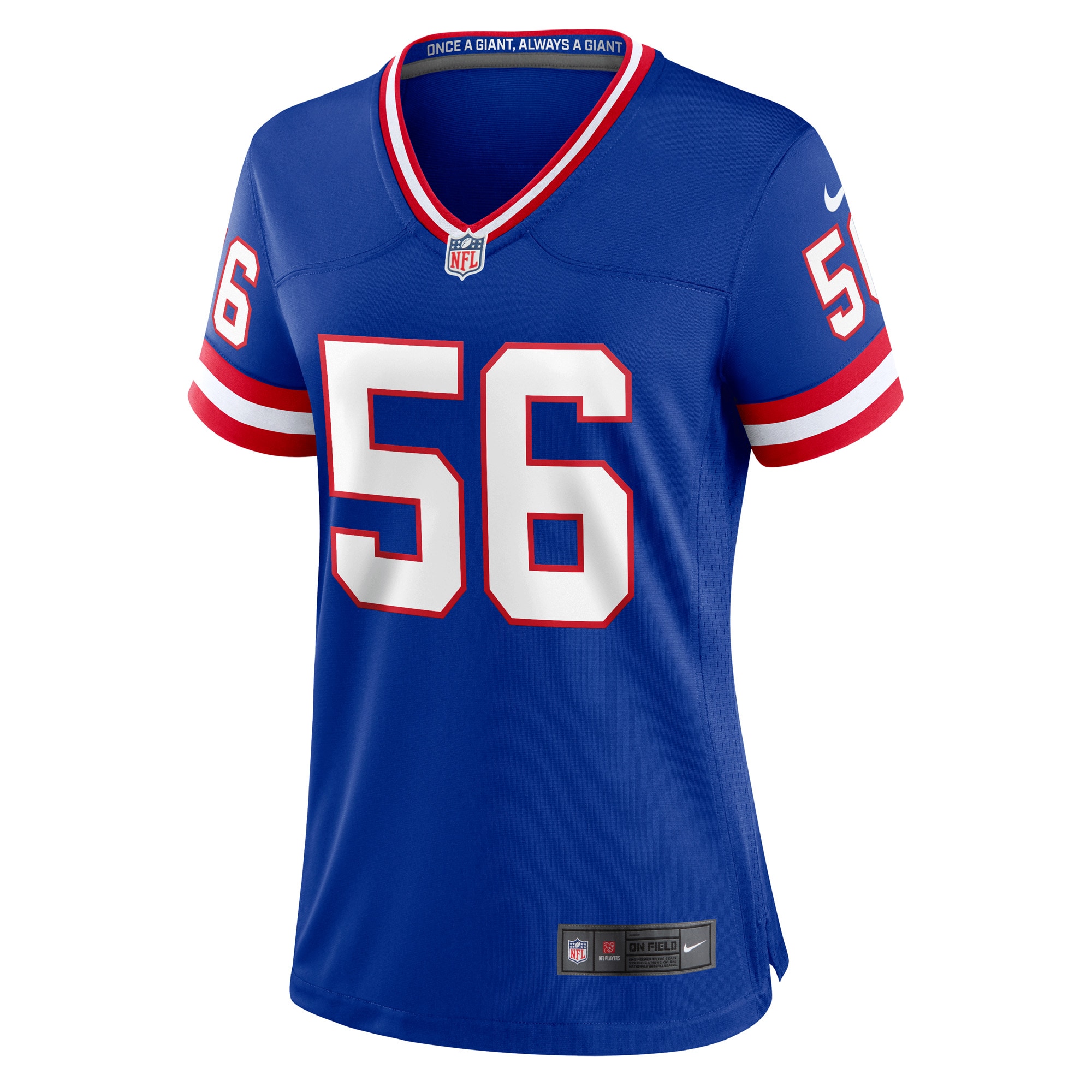 Women's New York Giants Lawrence Taylor Royal Classic Retired Player Game Jersey JS4759 nicesnker - Image 2
