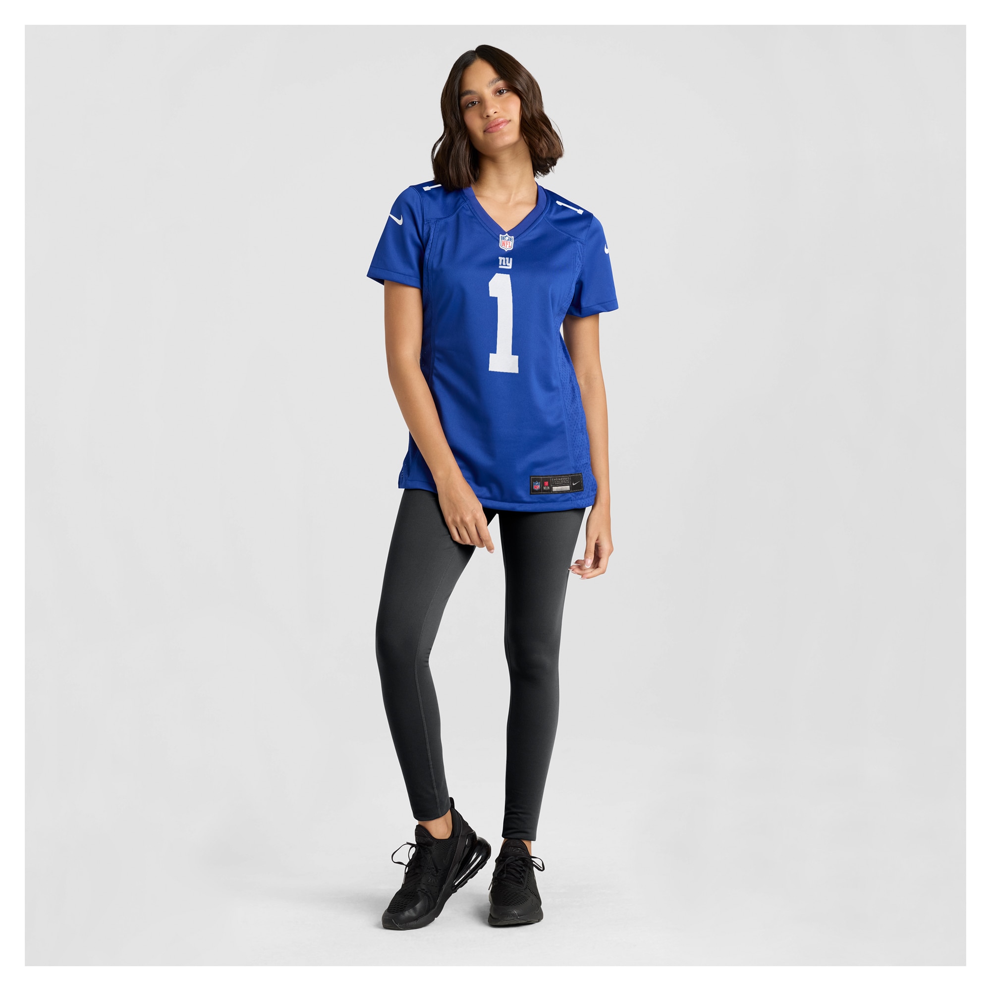 Women's New York Giants Malik Nabers Royal Game Jersey JS2525 nicesnker - Image 4
