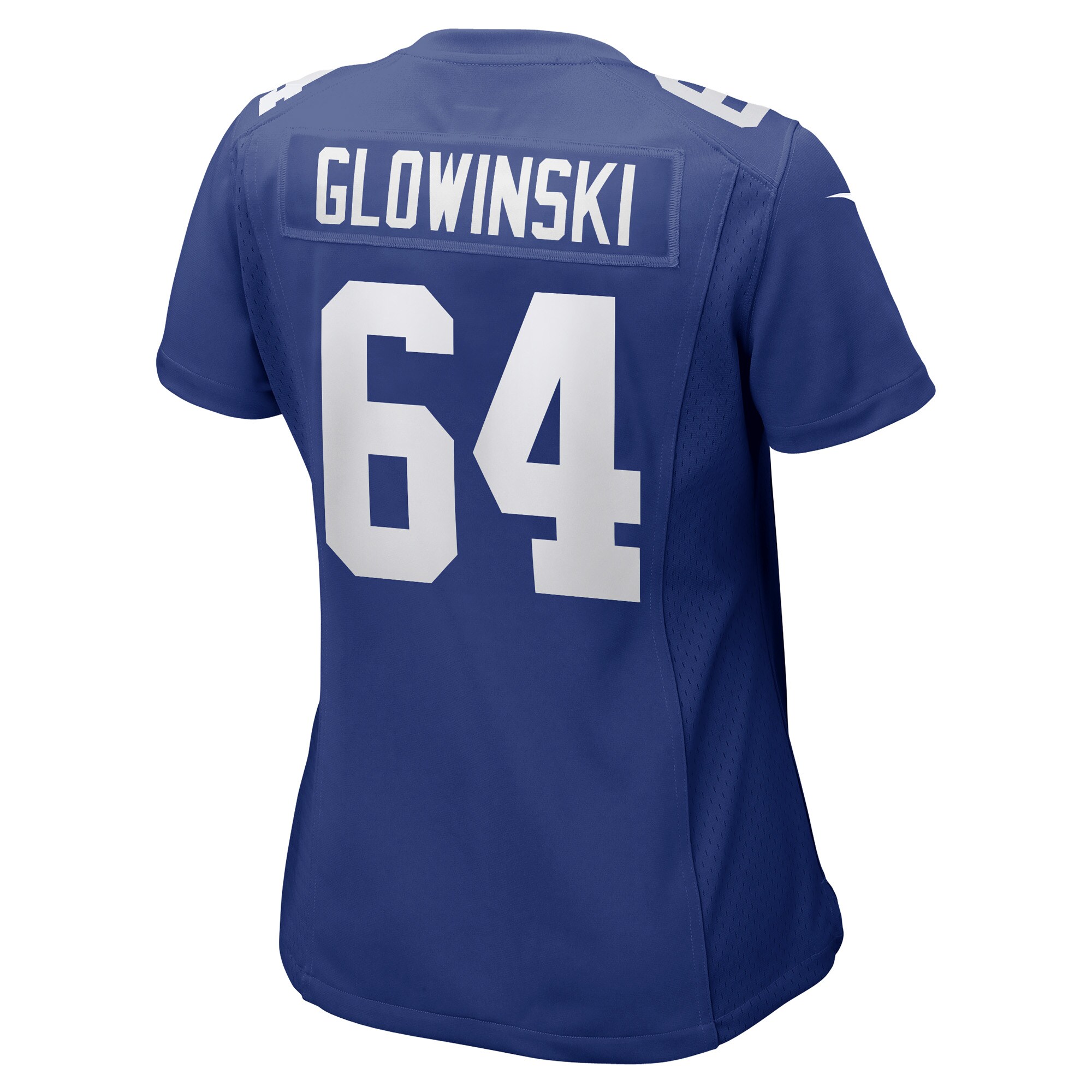 Women's New York Giants Mark Glowinski Royal Game Player Jersey JS4253 nicesnker - Image 3