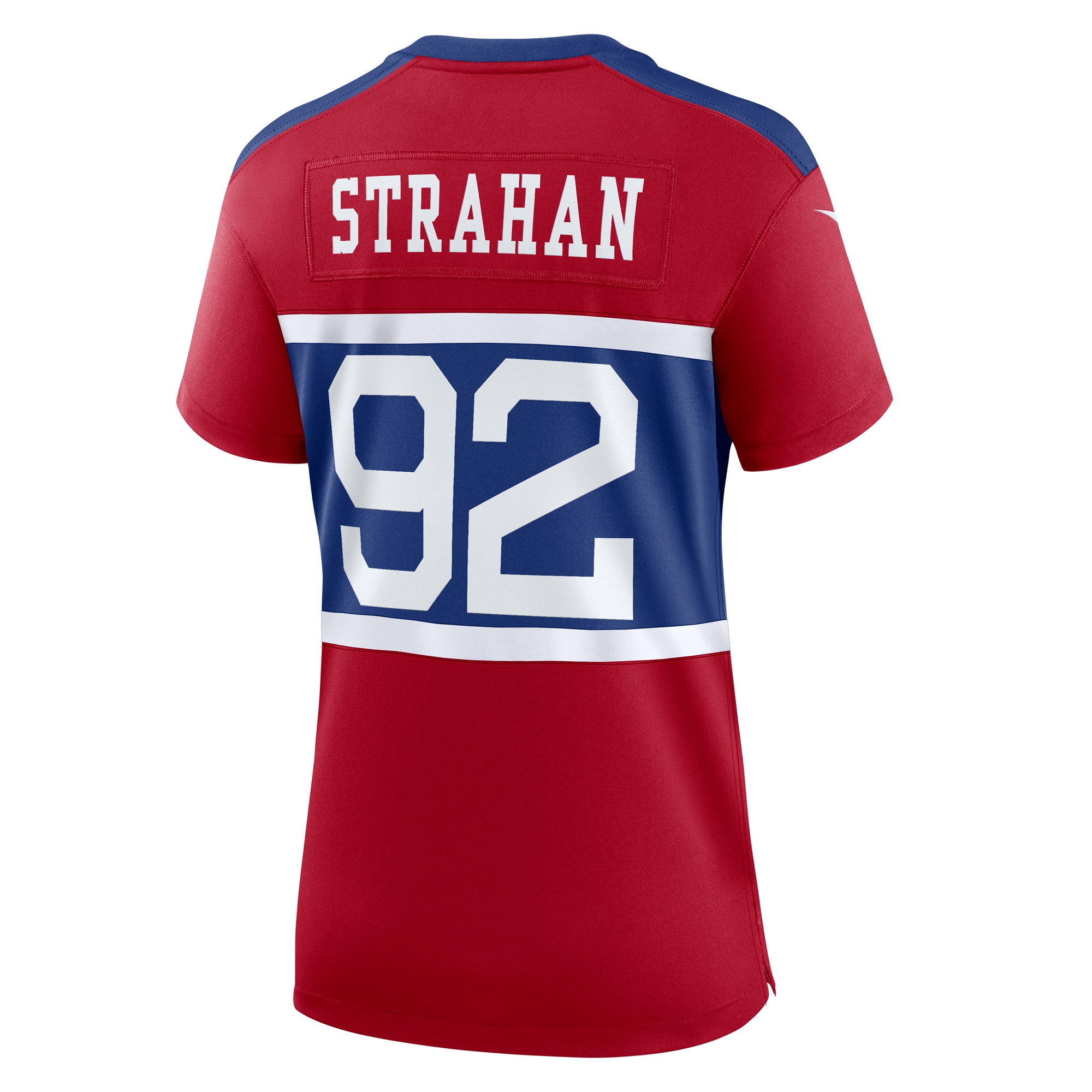 Women's New York Giants Michael Strahan Century Red Alternate Retired Player Game Jersey JS4122 nicesnker - Image 3