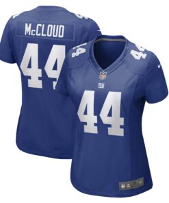 Women's New York Giants Nick McCloud Royal Game Player Jersey JS9799 nicesnker