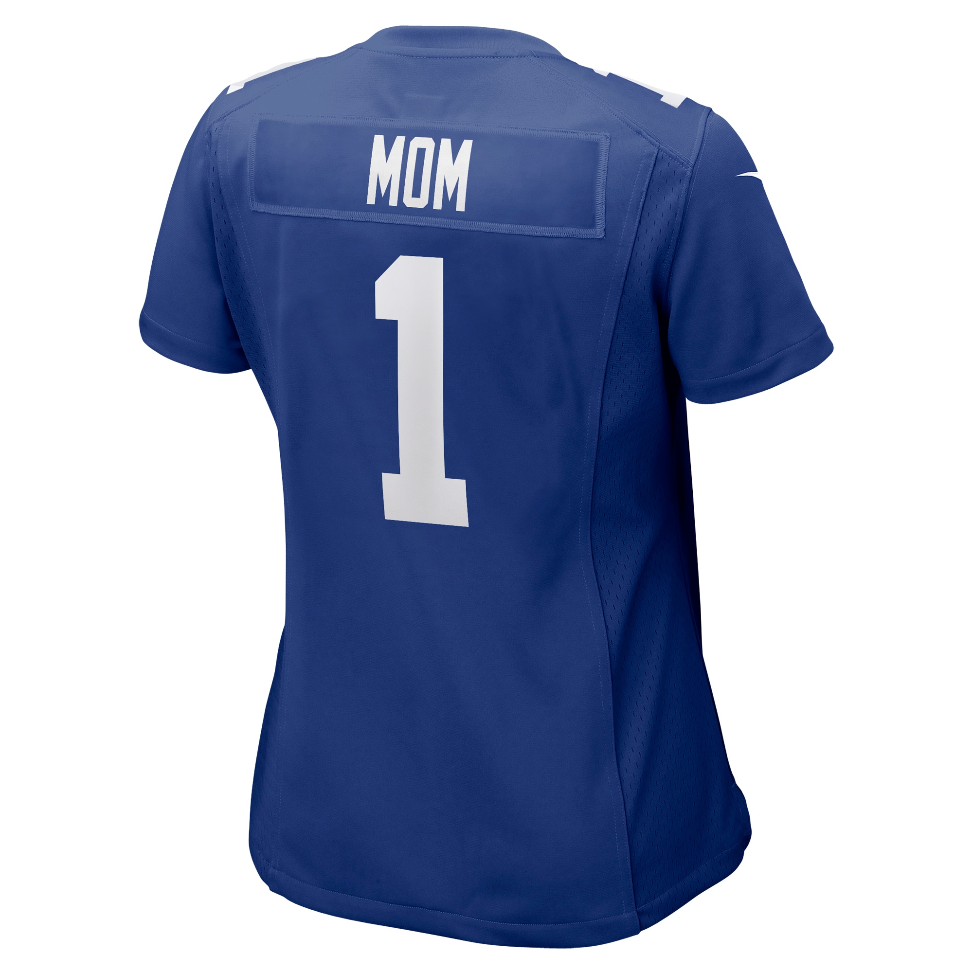 Women's New York Giants Number 1 Mom Royal Game Jersey JS8437 nicesnker - Image 3