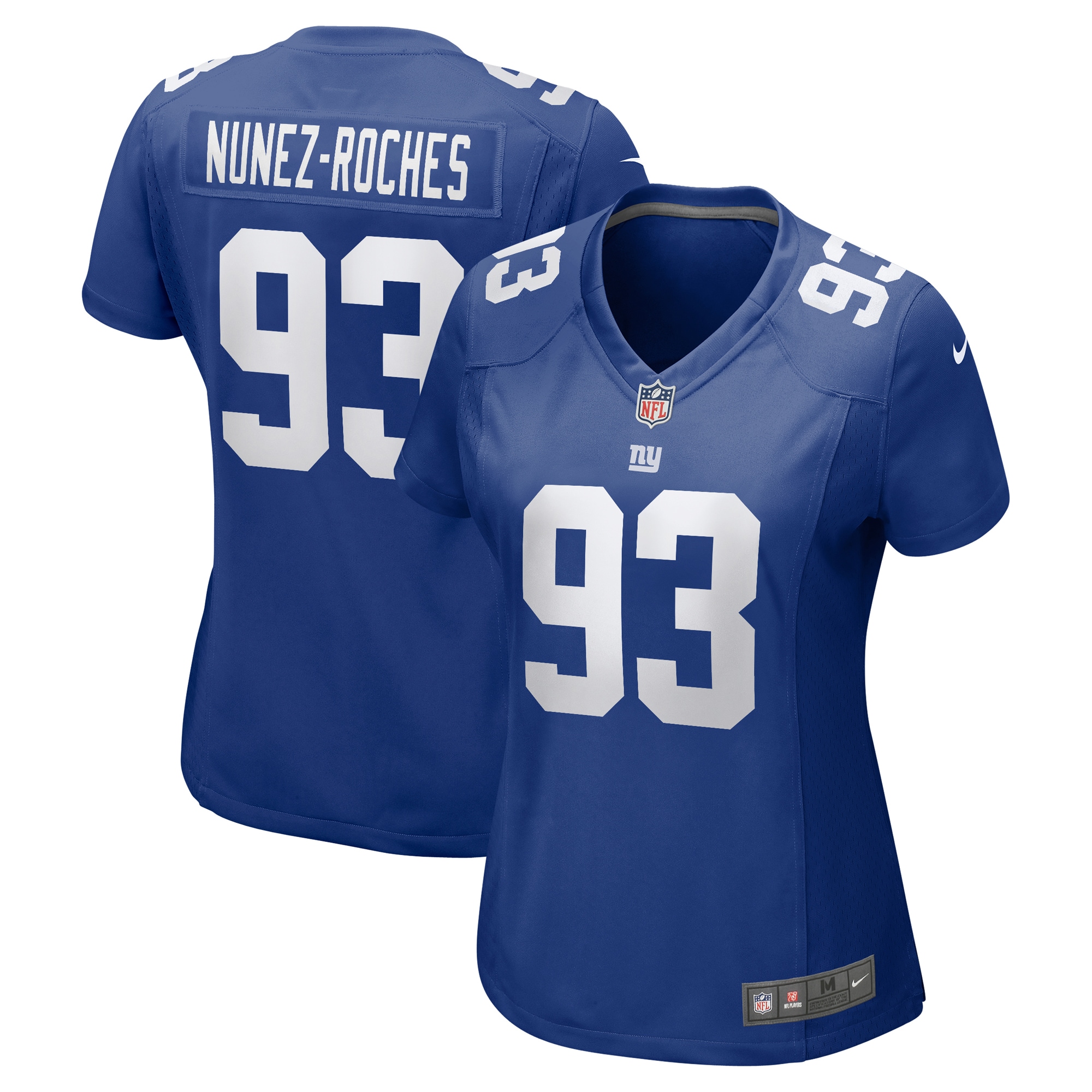Women's New York Giants Rakeem Nunez-Roches Royal Game Player Jersey JS9590 nicesnker